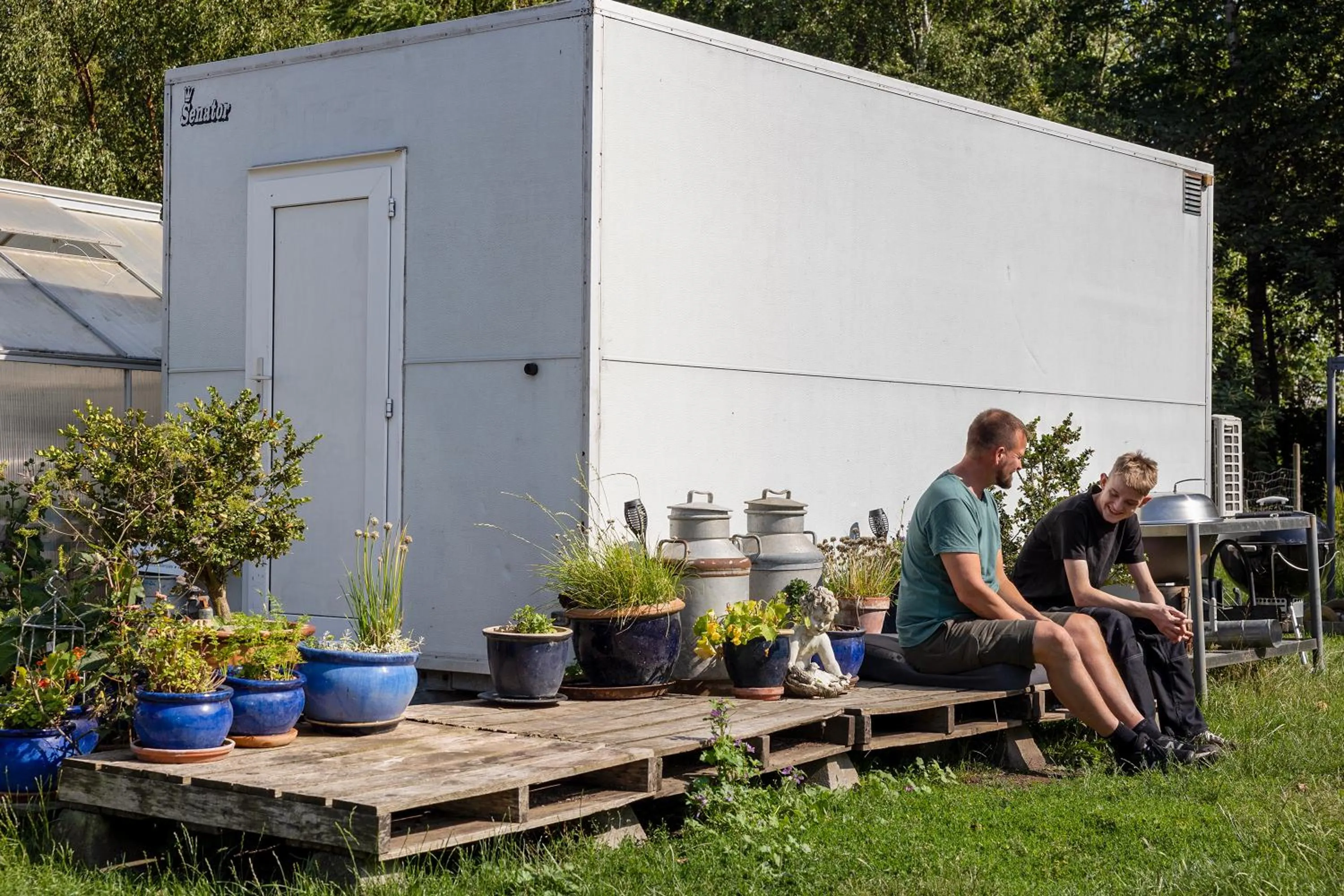 BBQ facilities in Skortskær Bondegårdsferie