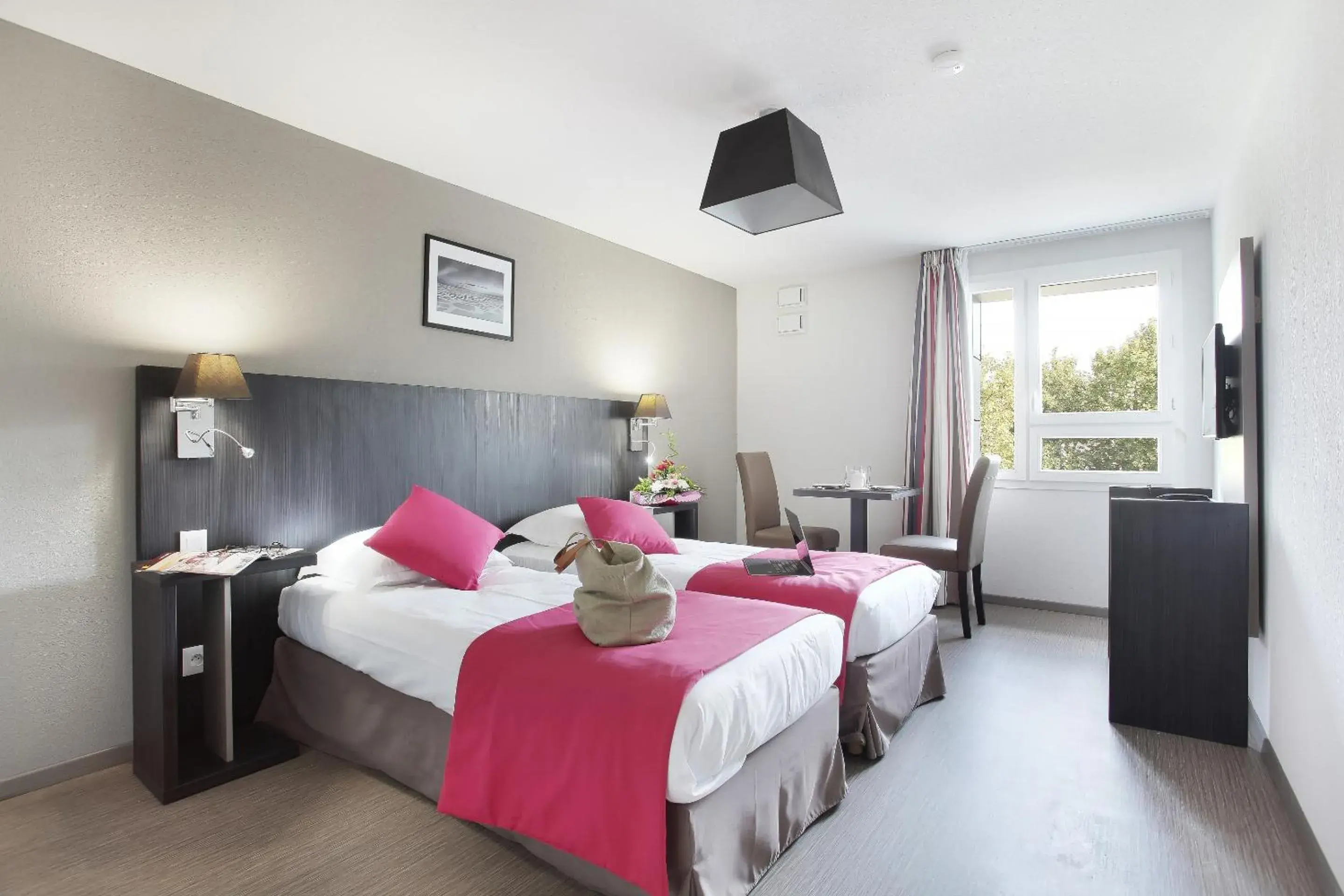 Bedroom, Bed in Appart Hotel Odalys City Marseille Le Dôme Bedroom, Bed in Appart Hotel Odalys City Marseille Le Dôme