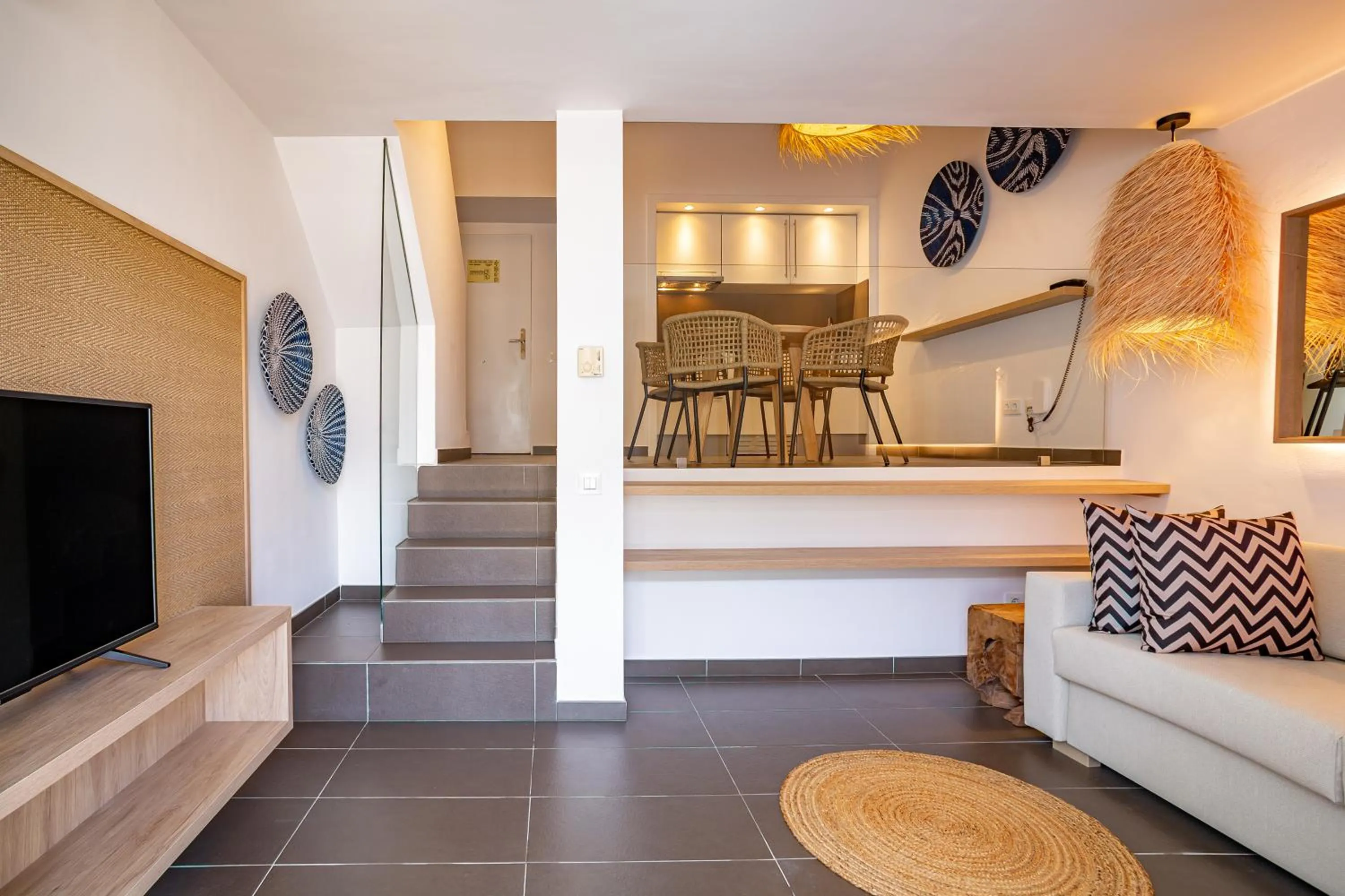 Living room in Migjorn Ibiza Suites & Spa