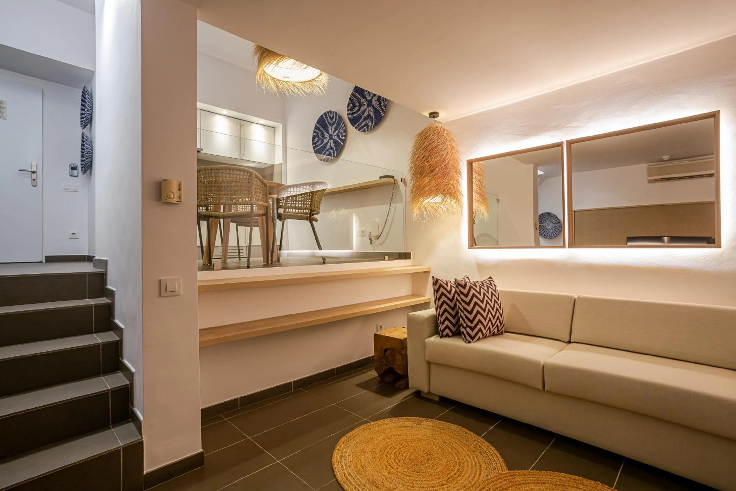 Kitchen or kitchenette in Migjorn Ibiza Suites & Spa