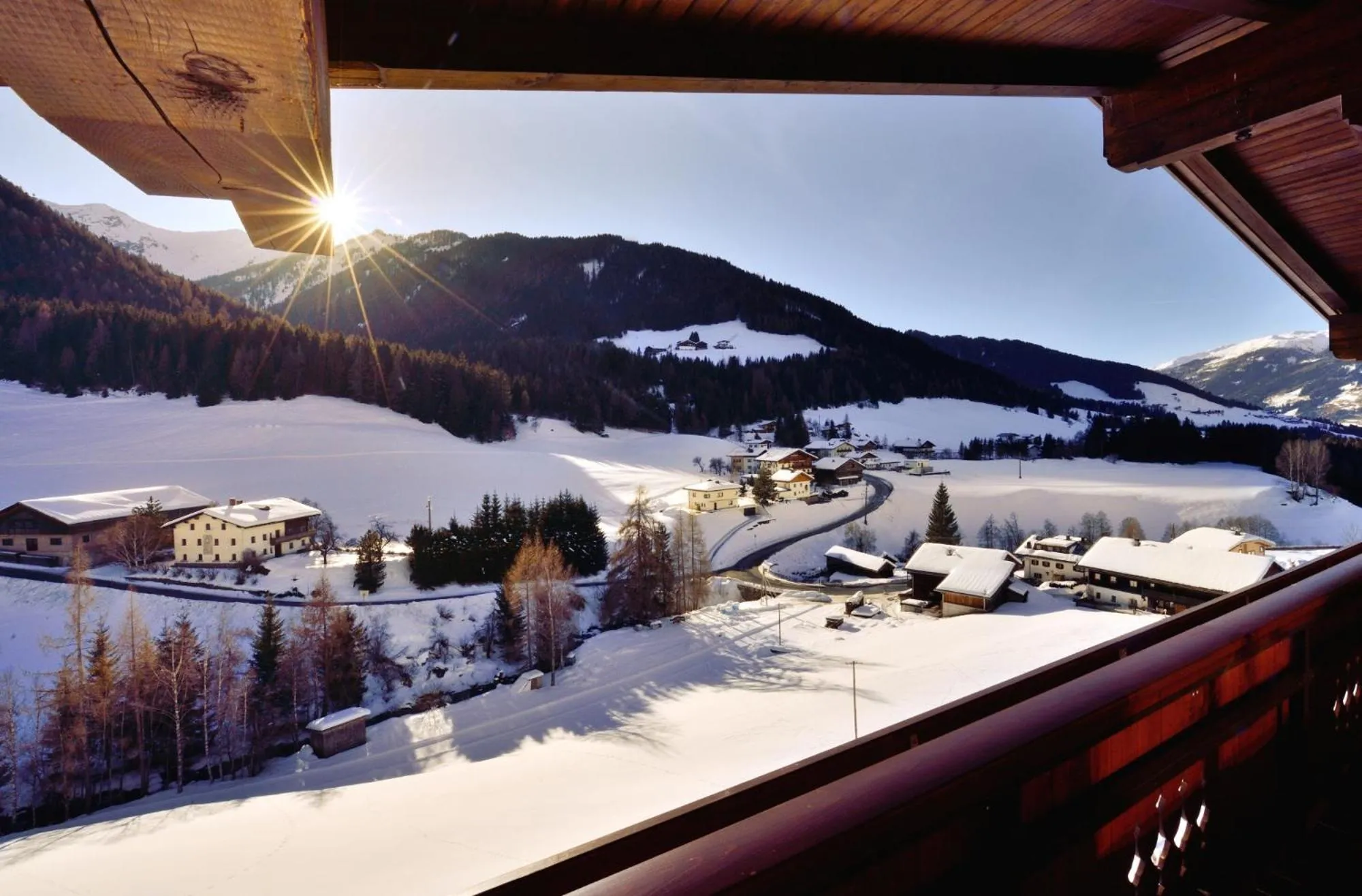 Balcony/Terrace in Aparthotel Garni Monte
