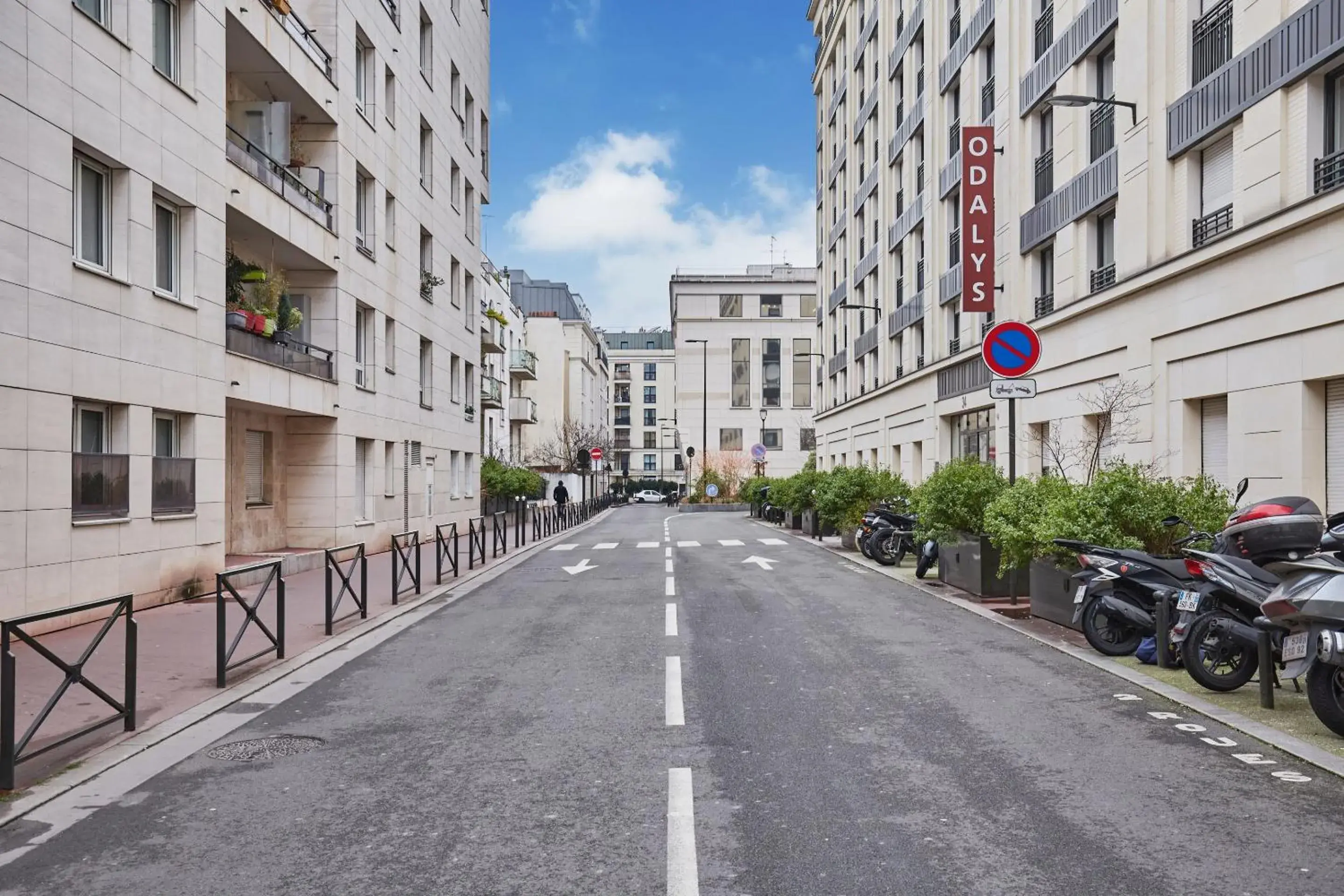 Property building in Appart Hotel Odalys City Paris Levallois Property building in Appart Hotel Odalys City Paris Levallois