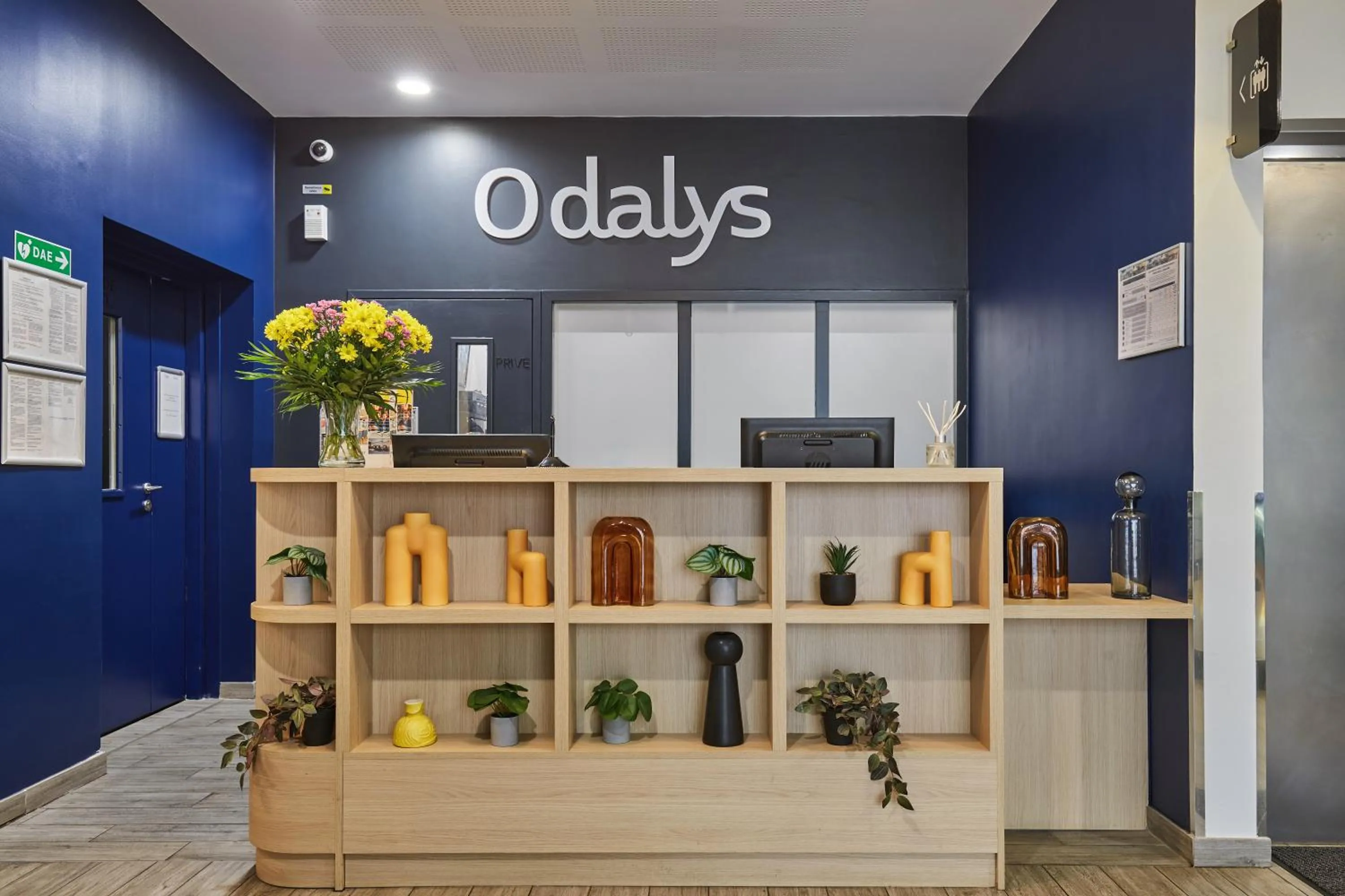 Lobby or reception in Appart Hotel Odalys City Paris Levallois