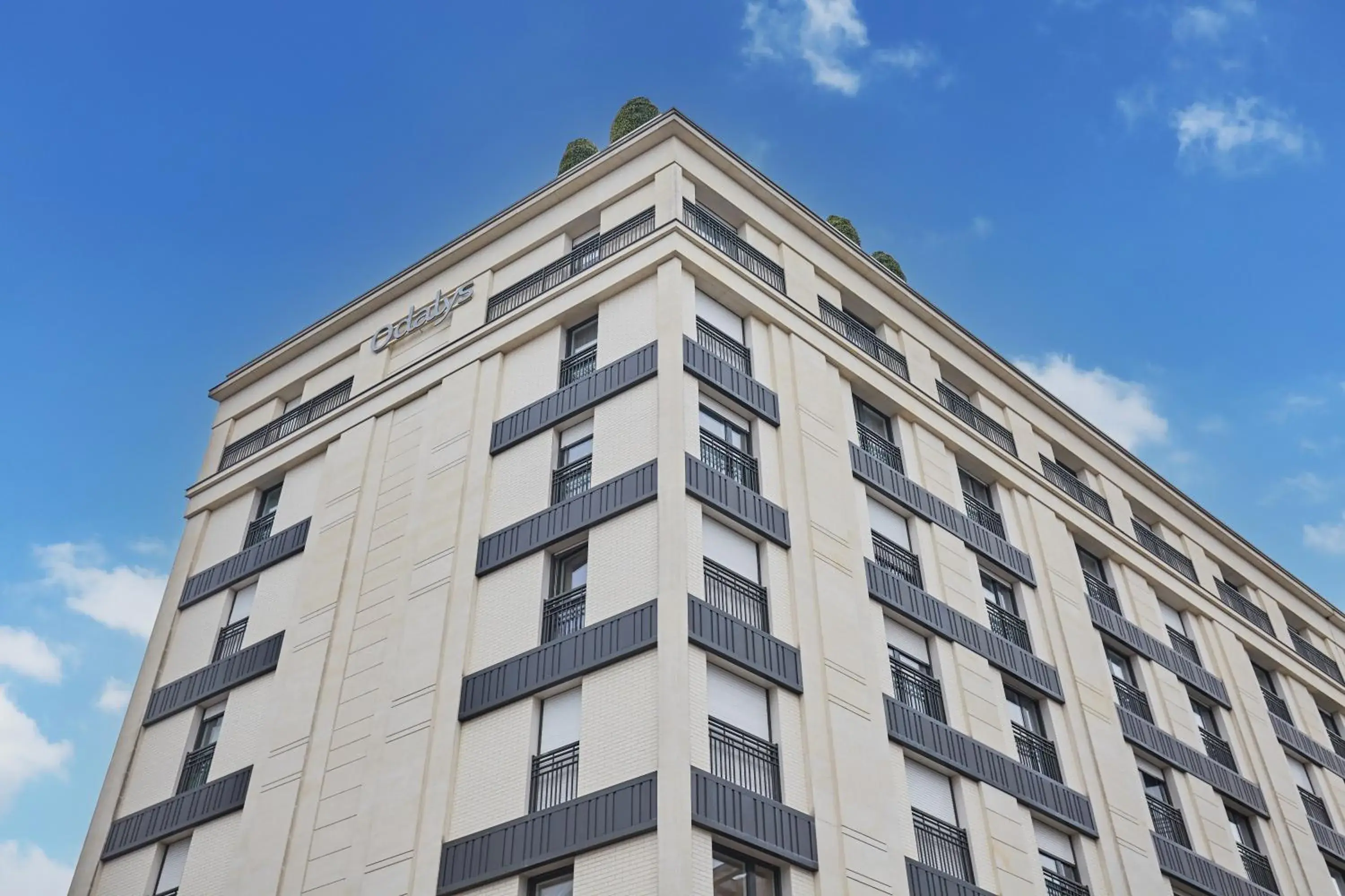 Property building in Appart Hotel Odalys City Paris Levallois Property building in Appart Hotel Odalys City Paris Levallois