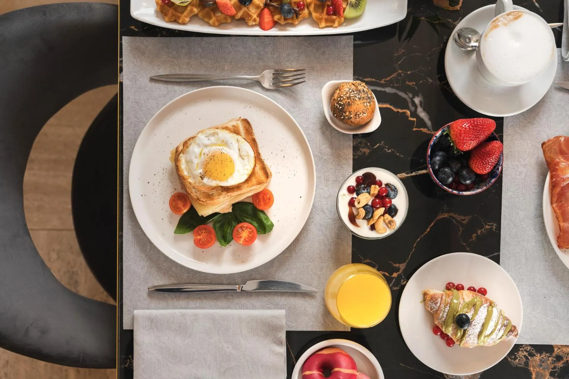 Food and drinks in Just Hotel Saronno