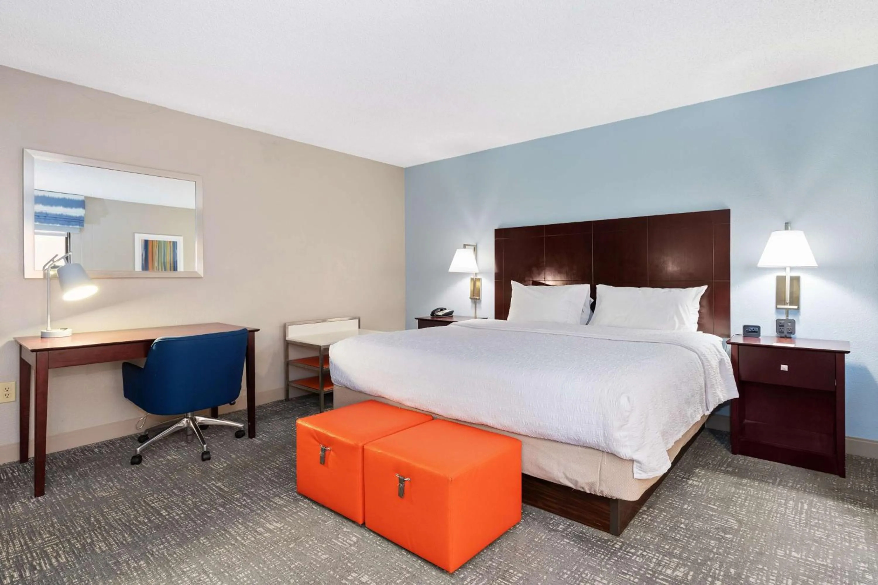 Bedroom, Bed in Hampton Inn Rock Hill