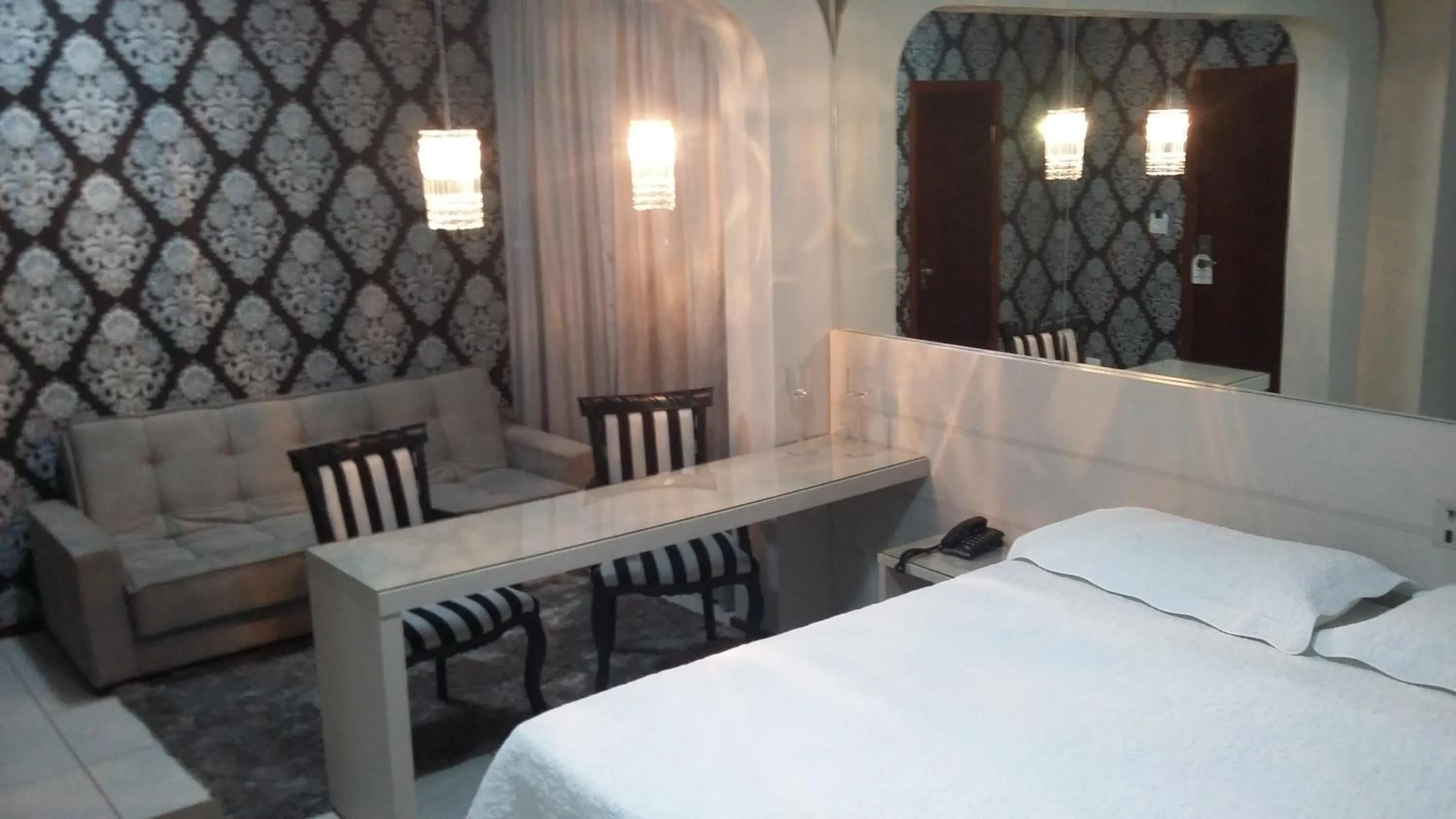 Bed in Aruá Hotel, Restaurante e Convenções