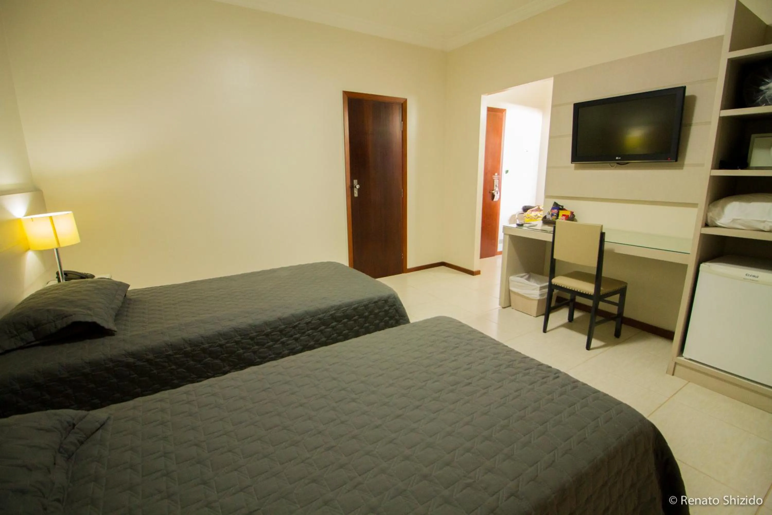 Bed in Aruá Hotel, Restaurante e Convenções