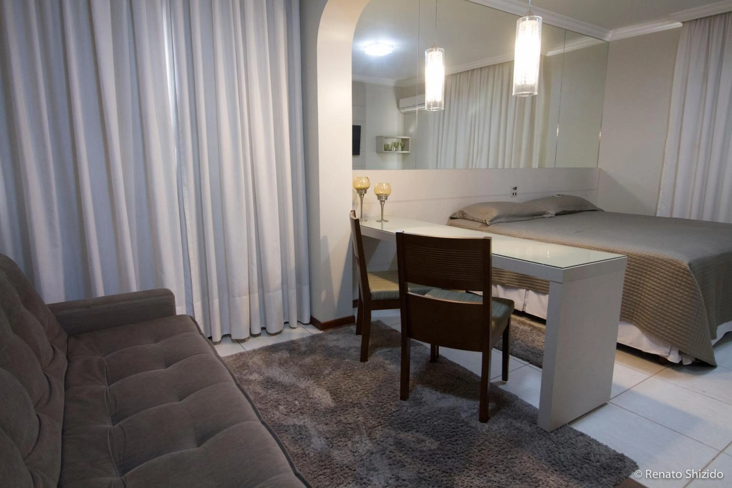 Bed in Aruá Hotel, Restaurante e Convenções