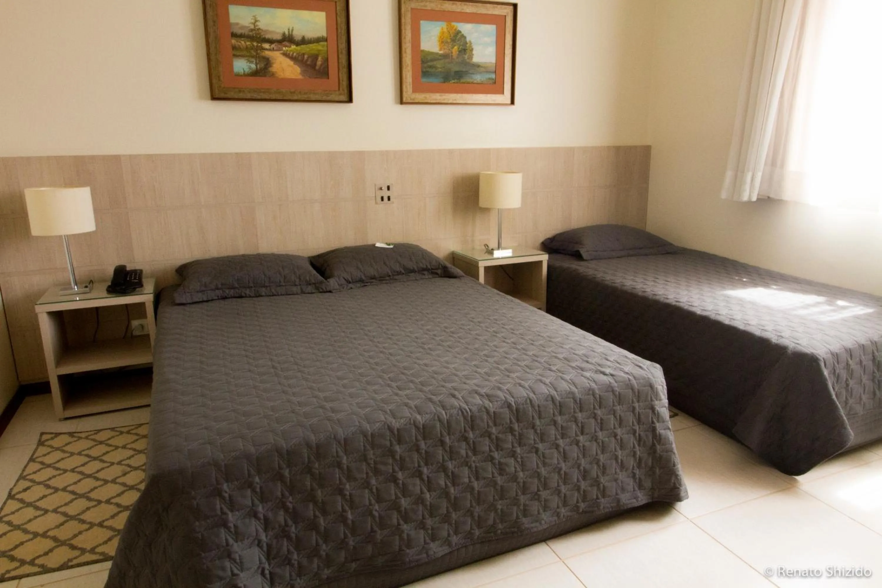 Bed in Aruá Hotel, Restaurante e Convenções