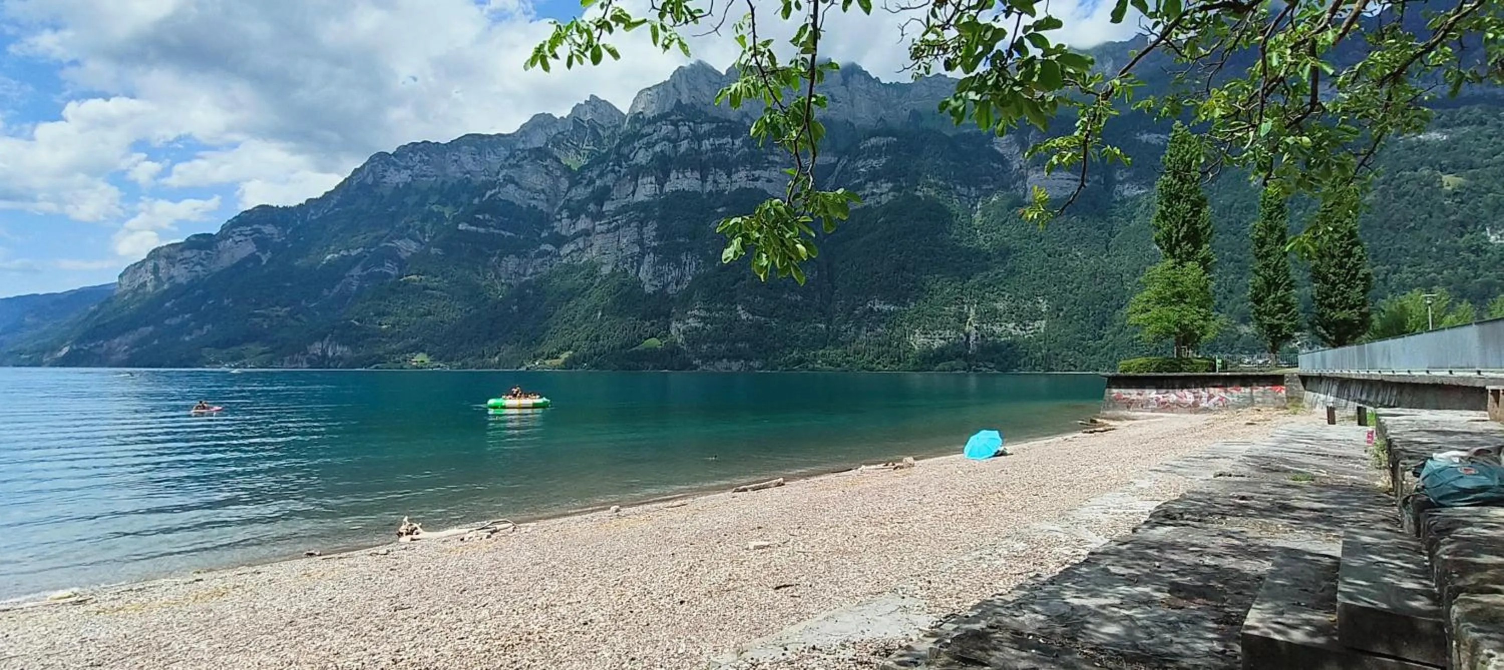 BBQ facilities in Marina Walensee Hotel
