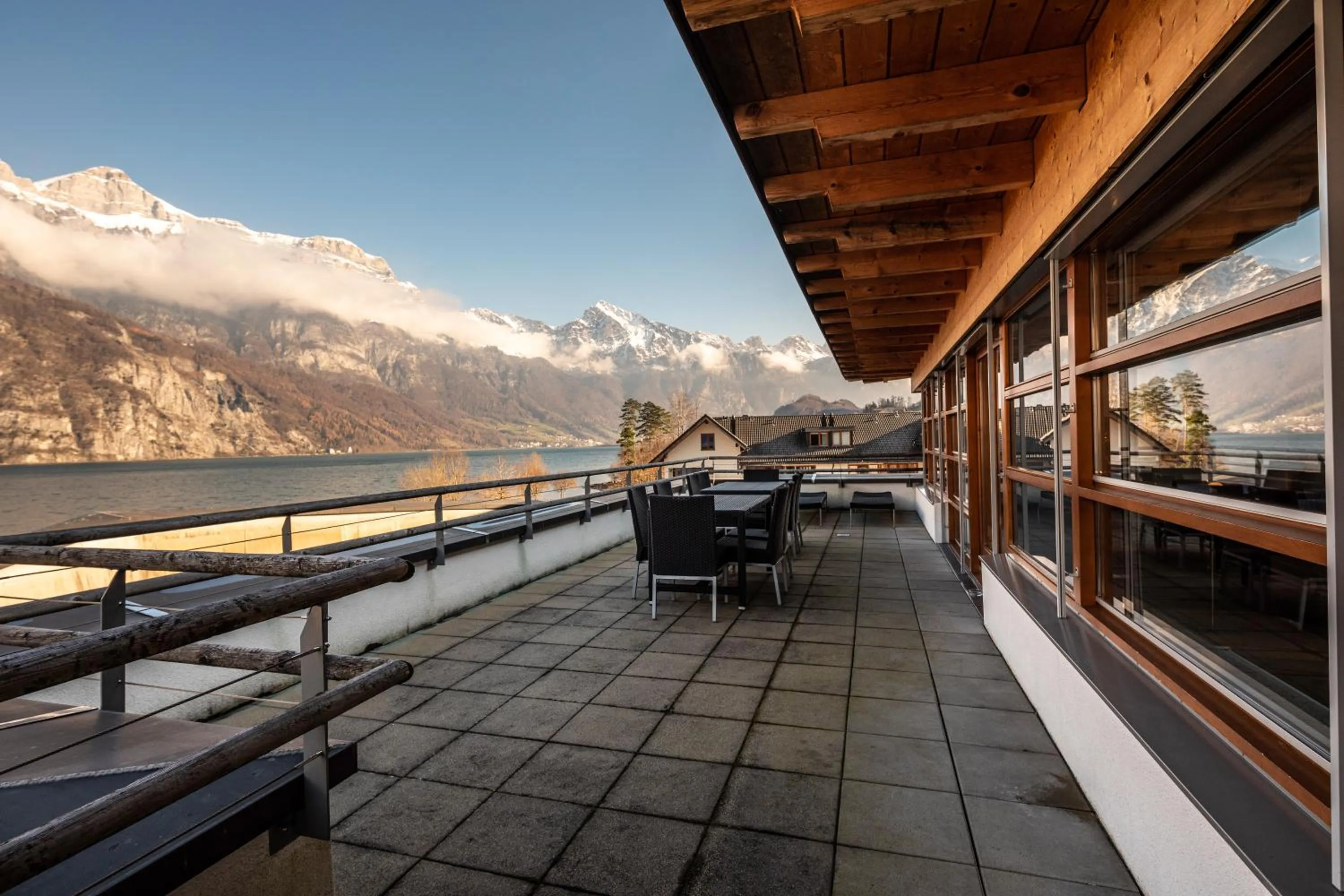 Balcony/Terrace in Marina Walensee Hotel