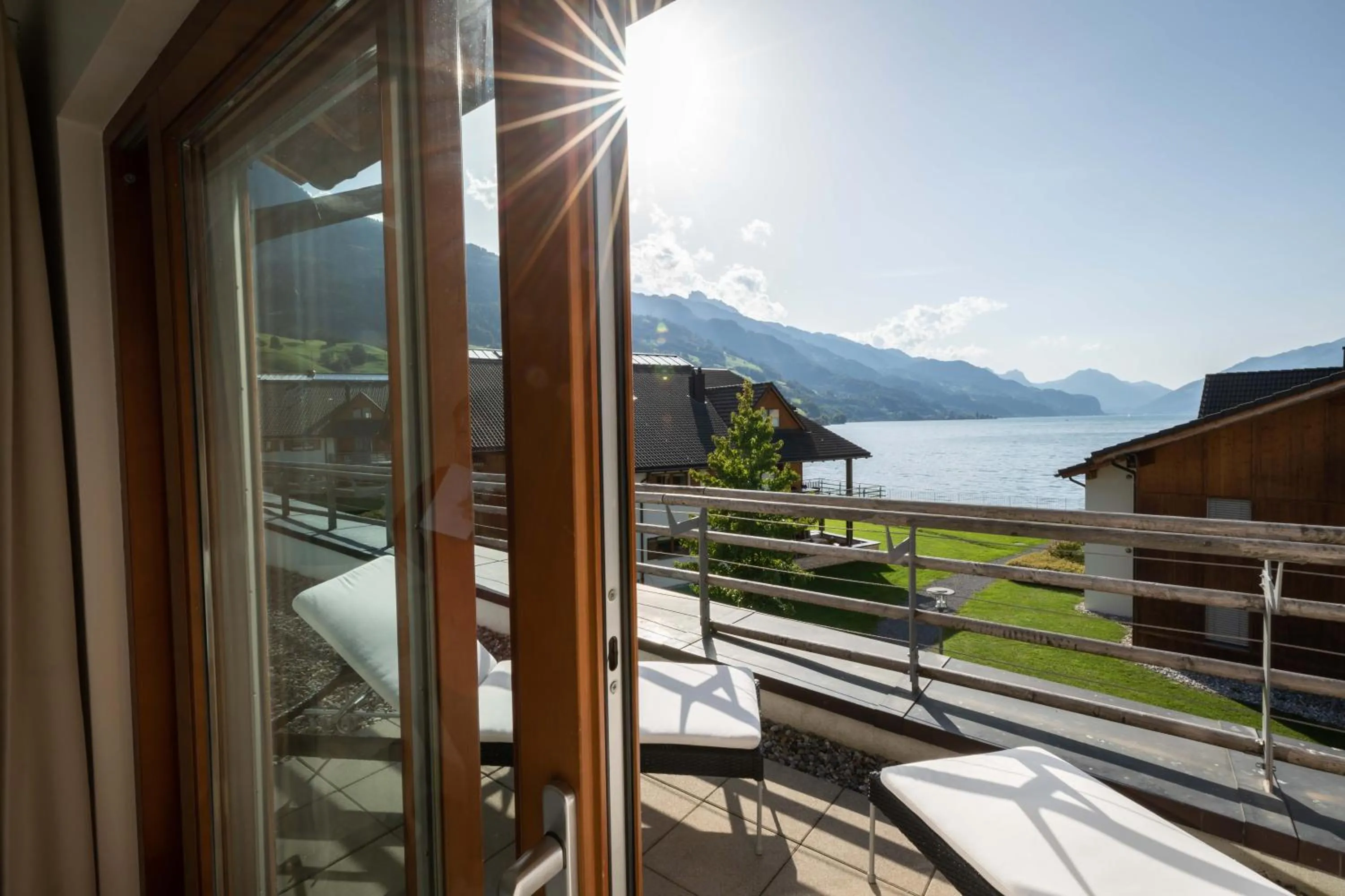 Balcony/Terrace in Marina Walensee Hotel