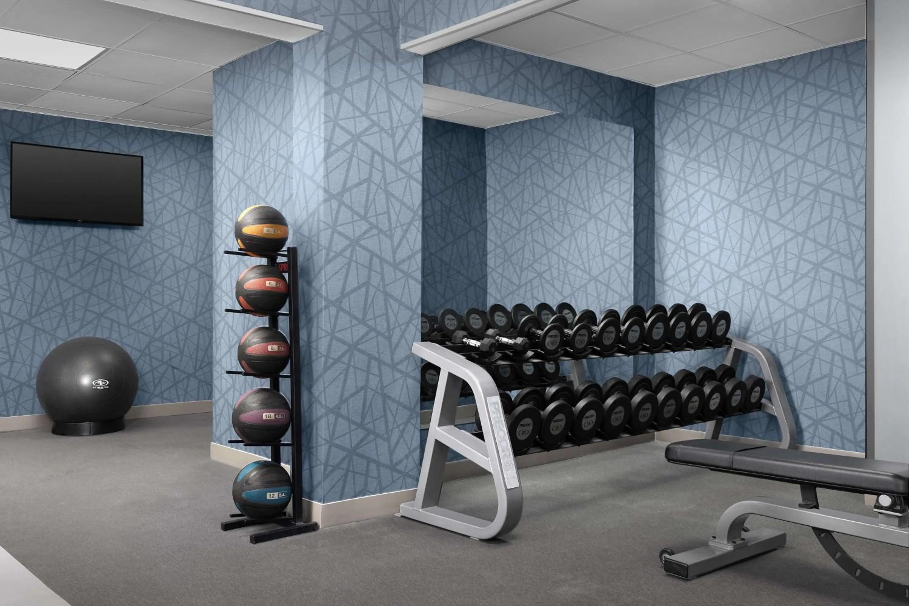 Fitness centre/facilities in Homewood Suites by Hilton Raleigh-Durham Airport at RTP