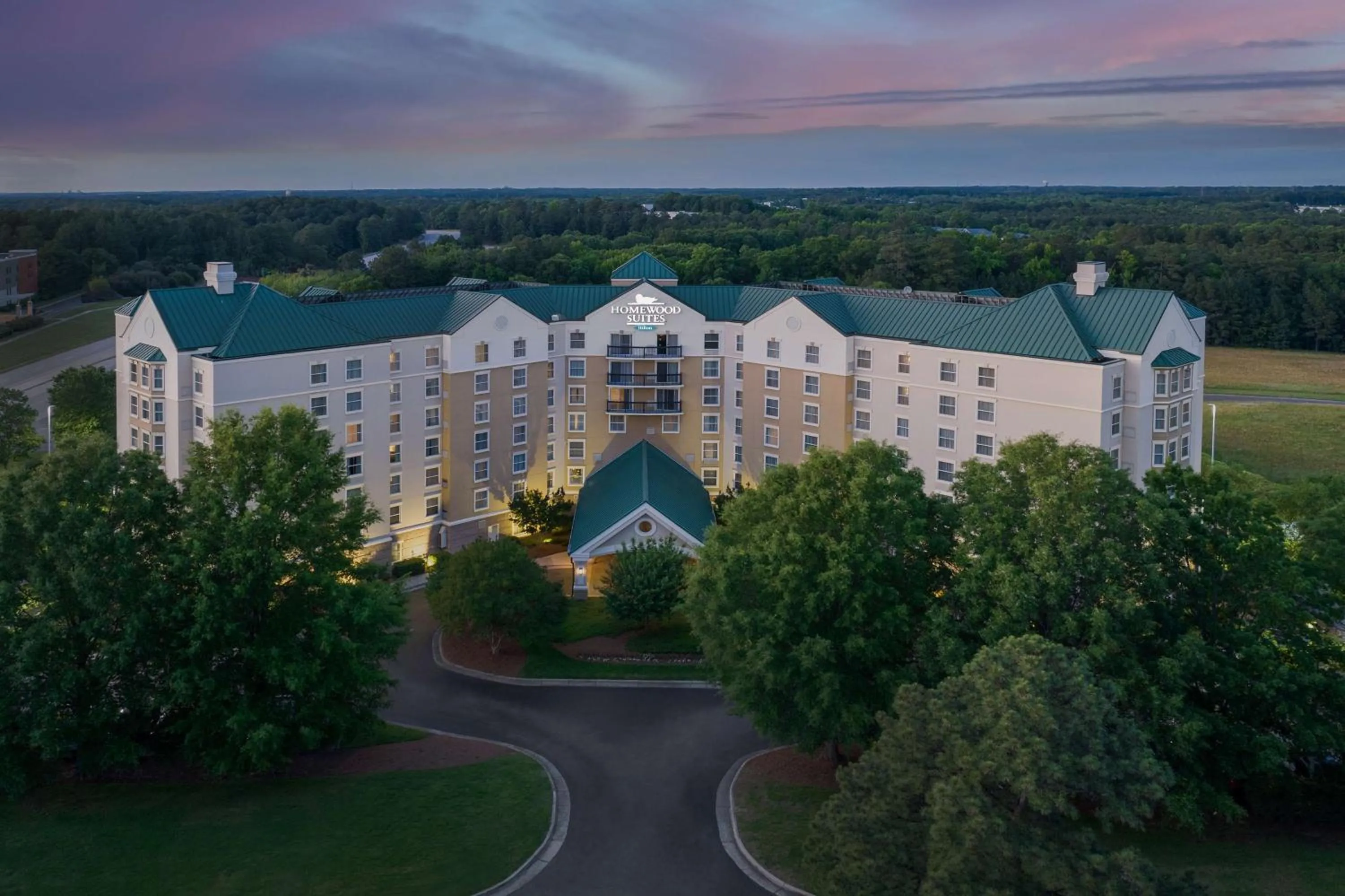 Property building in Homewood Suites by Hilton Raleigh-Durham Airport at RTP