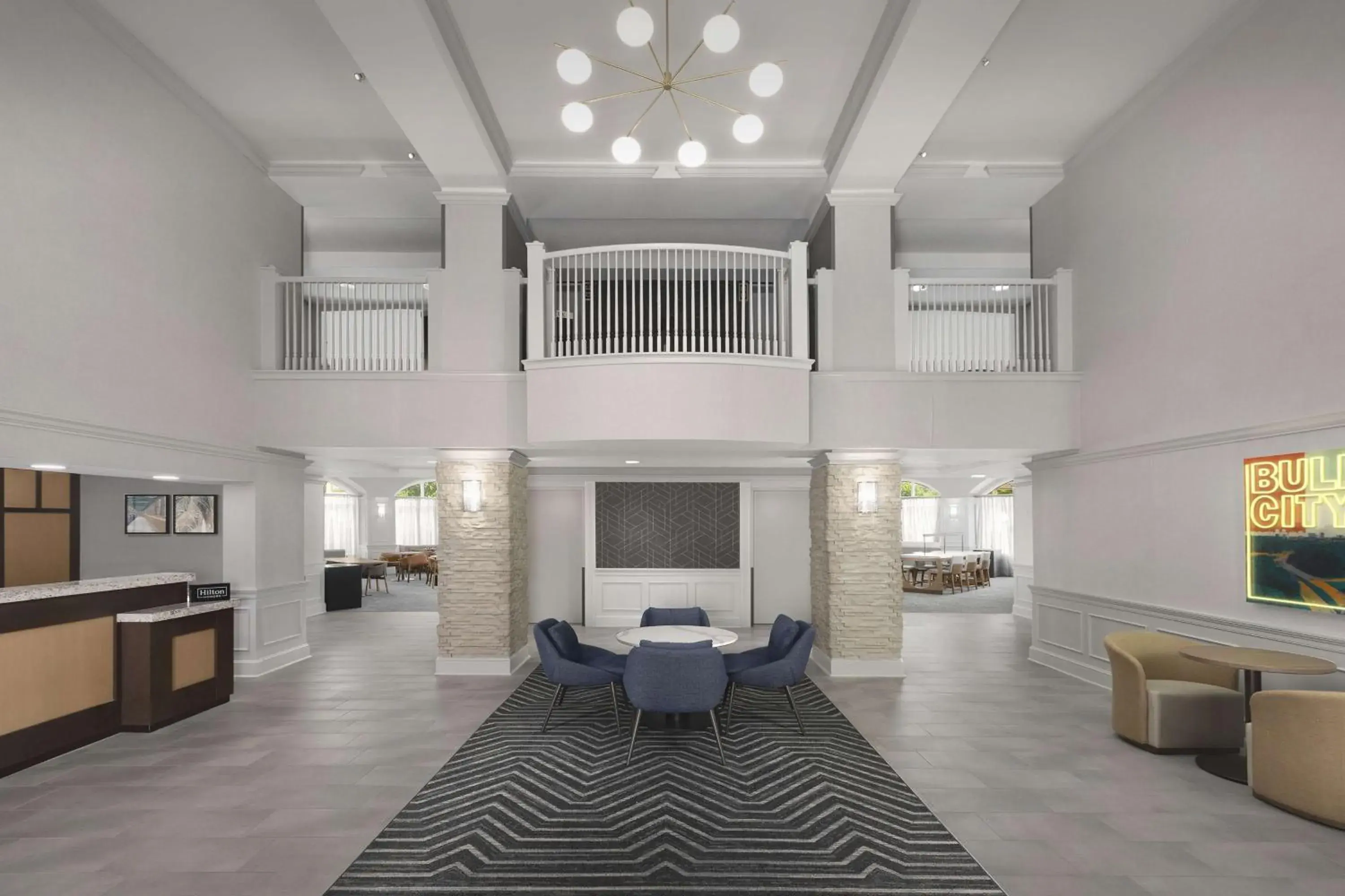 Lobby or reception in Homewood Suites by Hilton Raleigh-Durham Airport at RTP Lobby or reception in Homewood Suites by Hilton Raleigh-Durham Airport at RTP