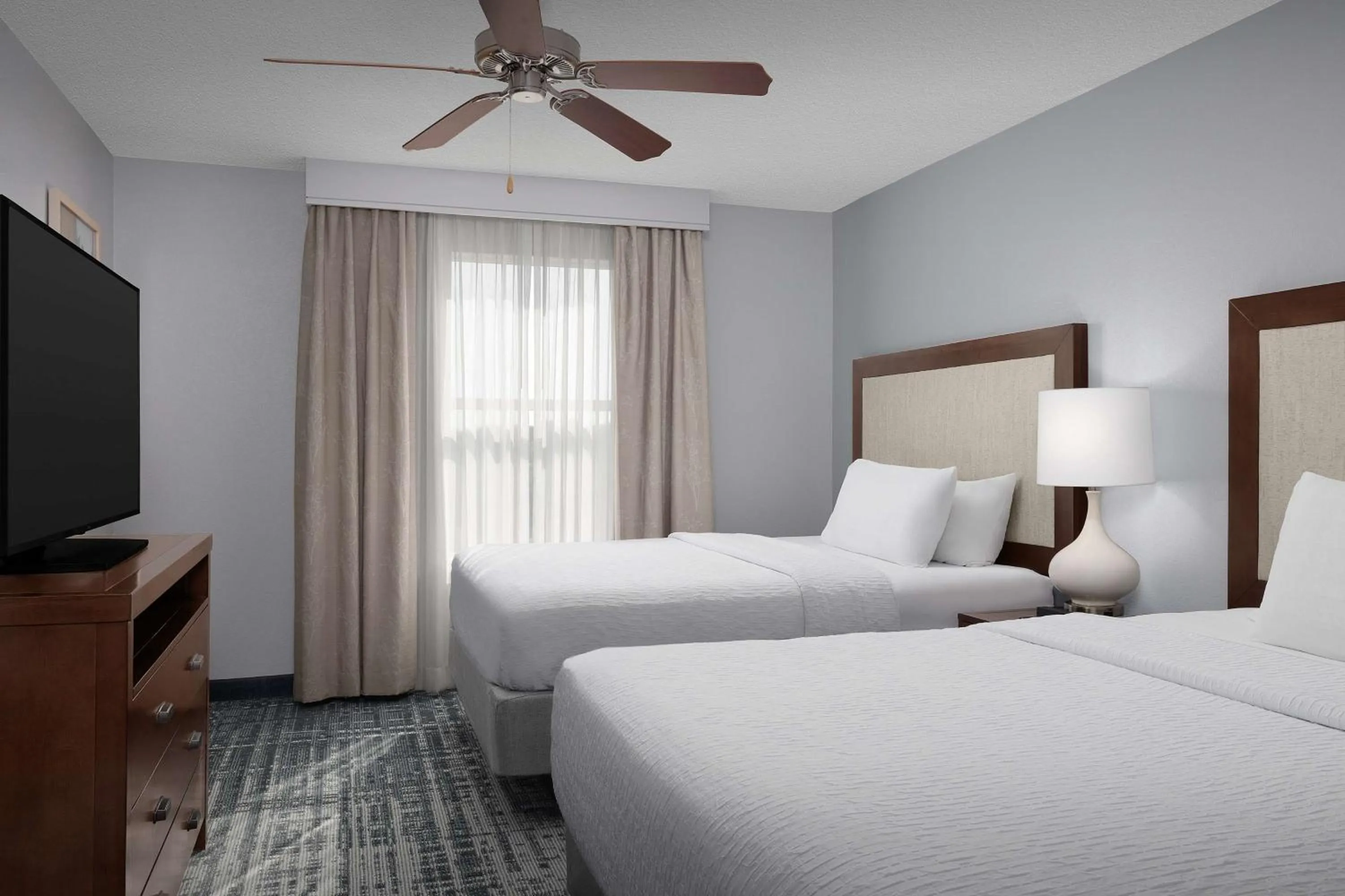 Bed in Homewood Suites by Hilton Raleigh-Durham Airport at RTP