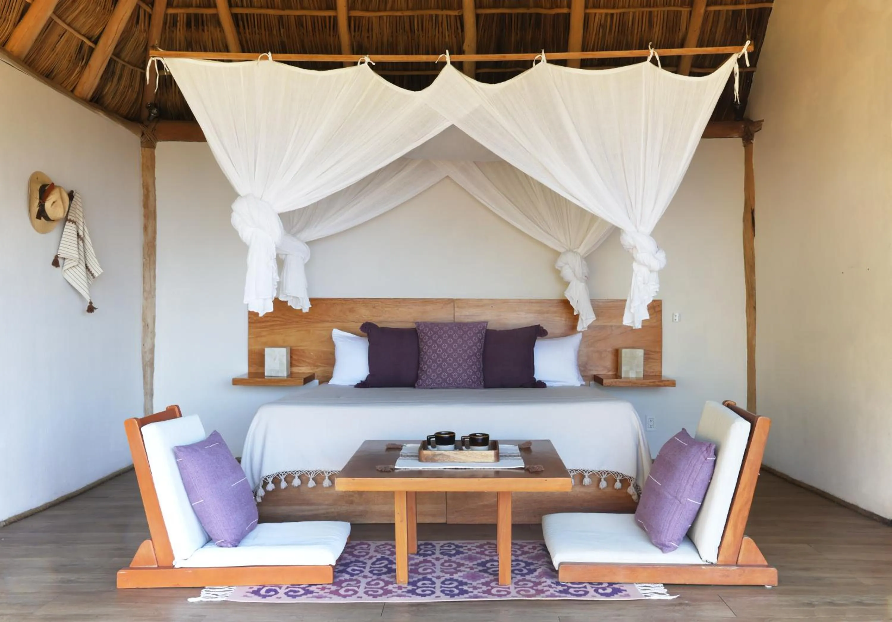 Seating area in Xinalani Retreat Mexico