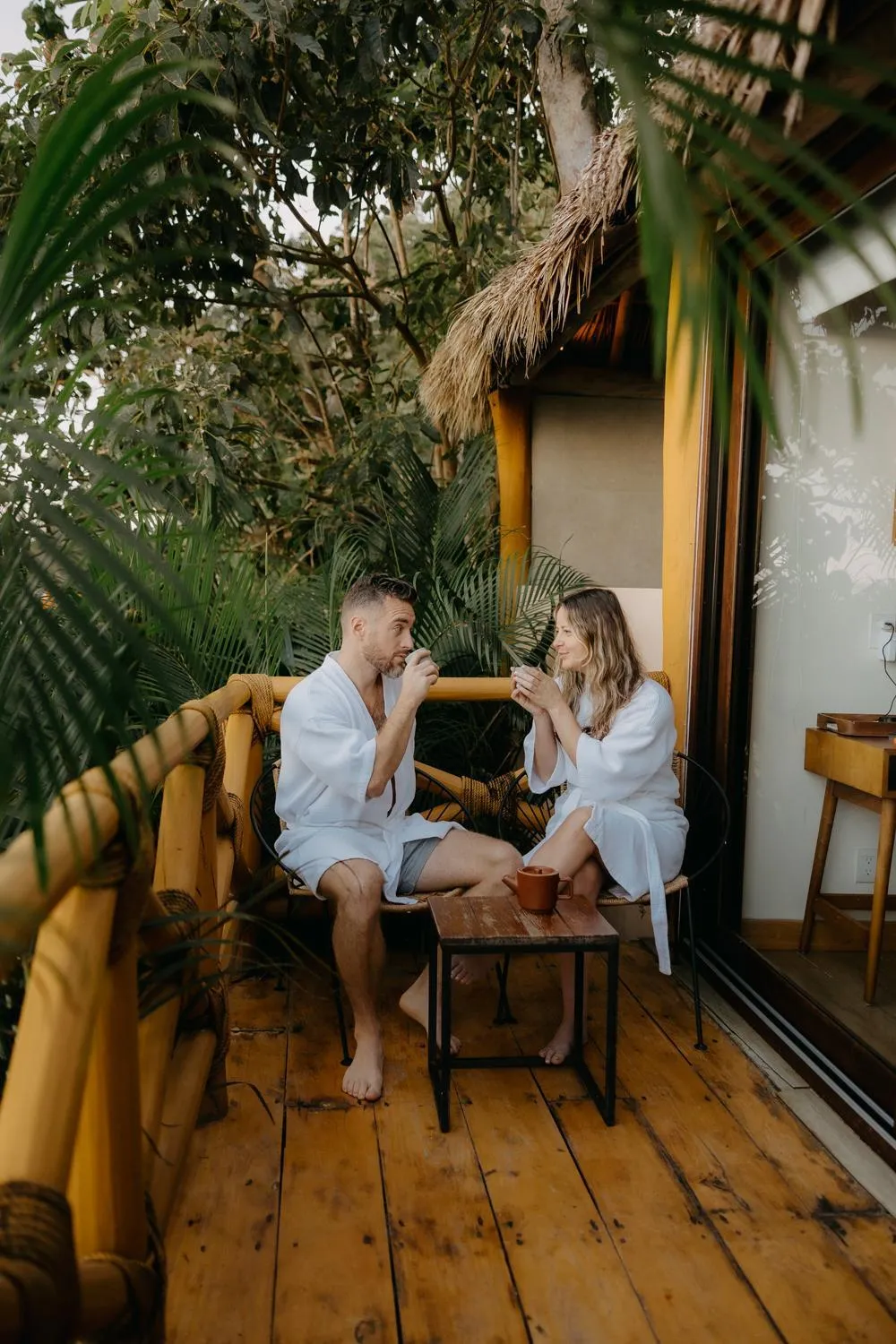 Seating area in Xinalani Retreat Mexico