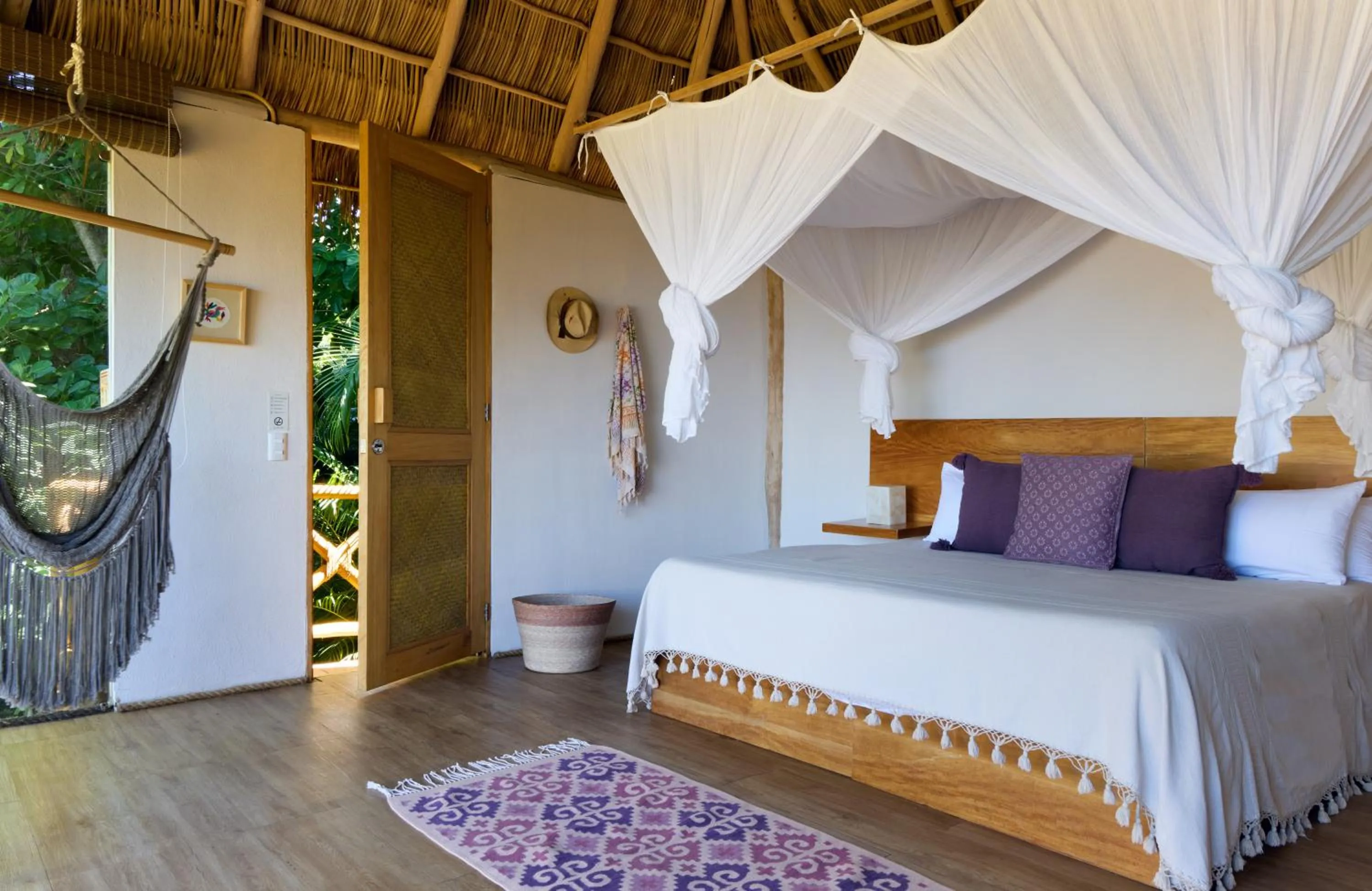 Photo of the whole room, Bed in Xinalani Retreat Mexico