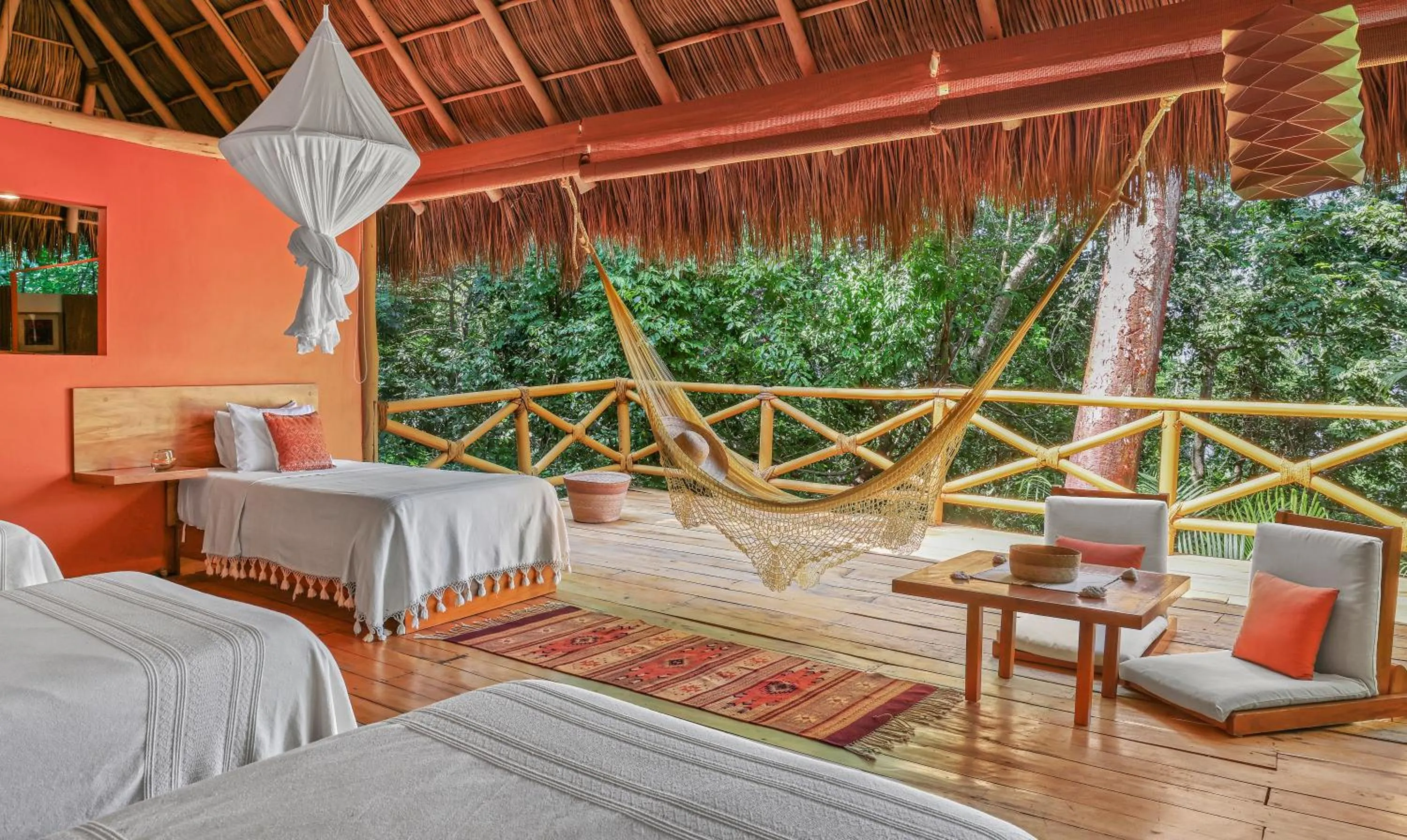 Photo of the whole room, Bed in Xinalani Retreat Mexico