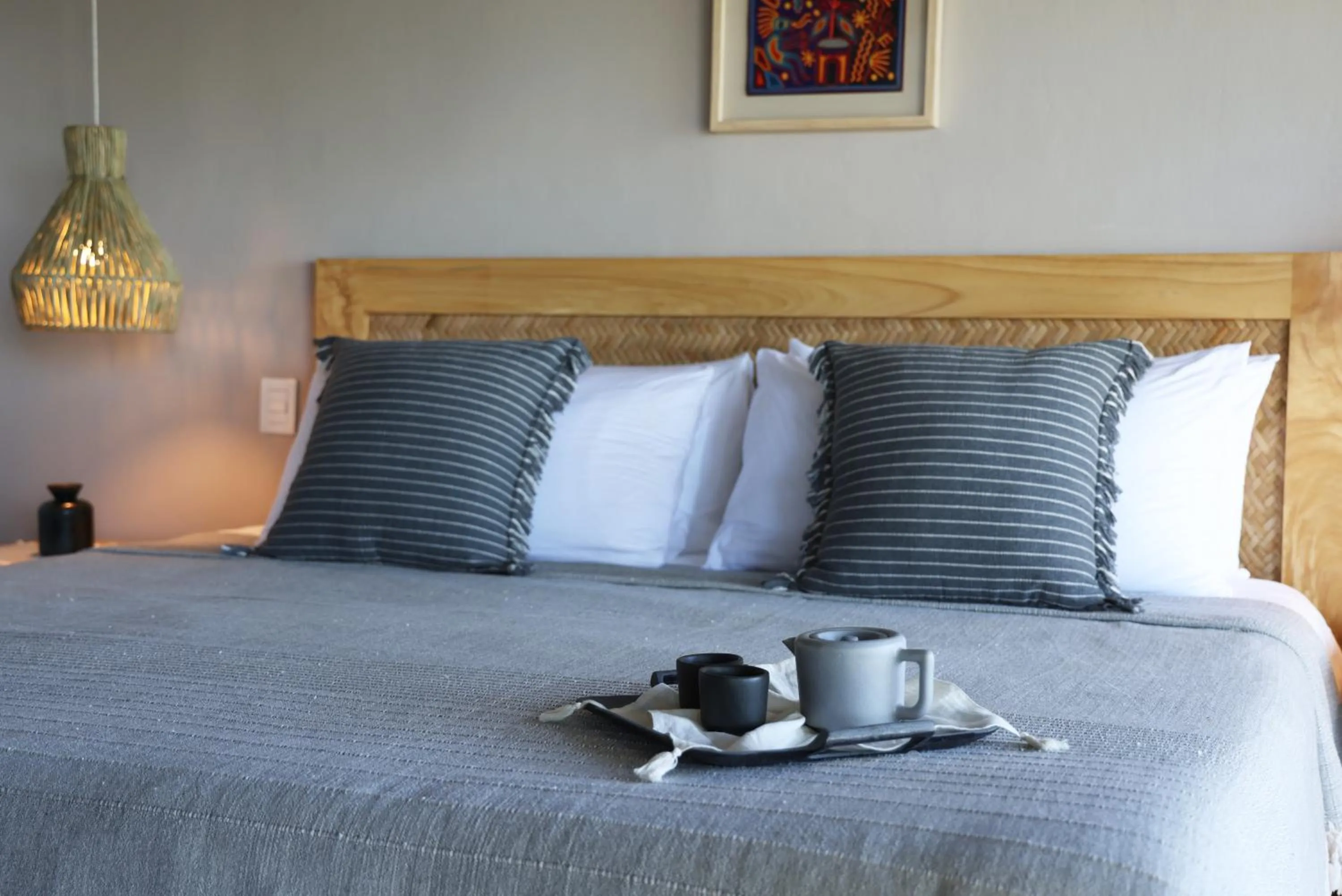 Bed in Xinalani Retreat Mexico