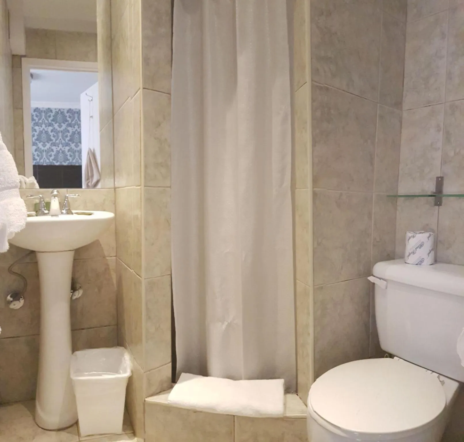 Toilet in Hotel de Paris Montreal