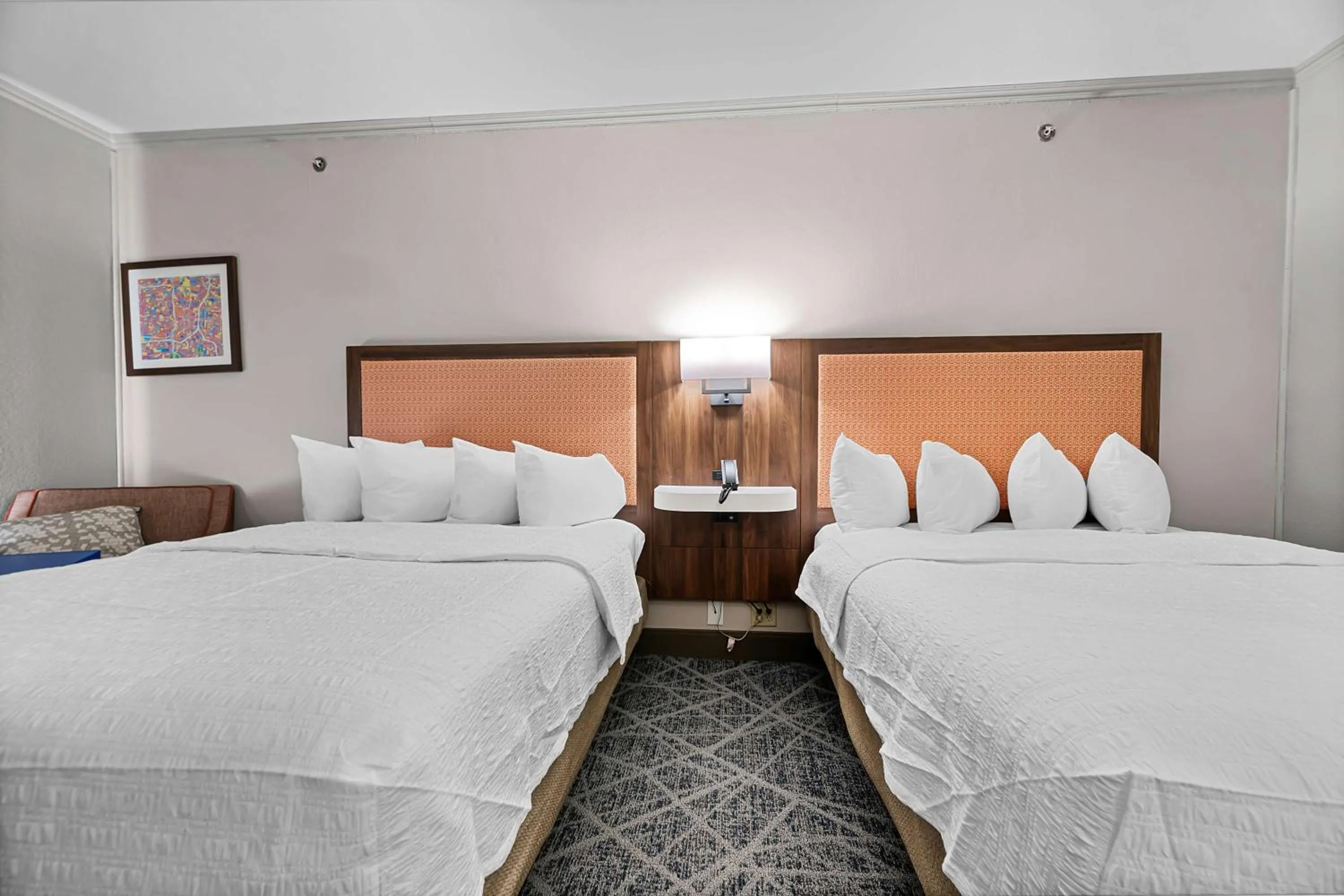 Bed in Hampton Inn Seguin