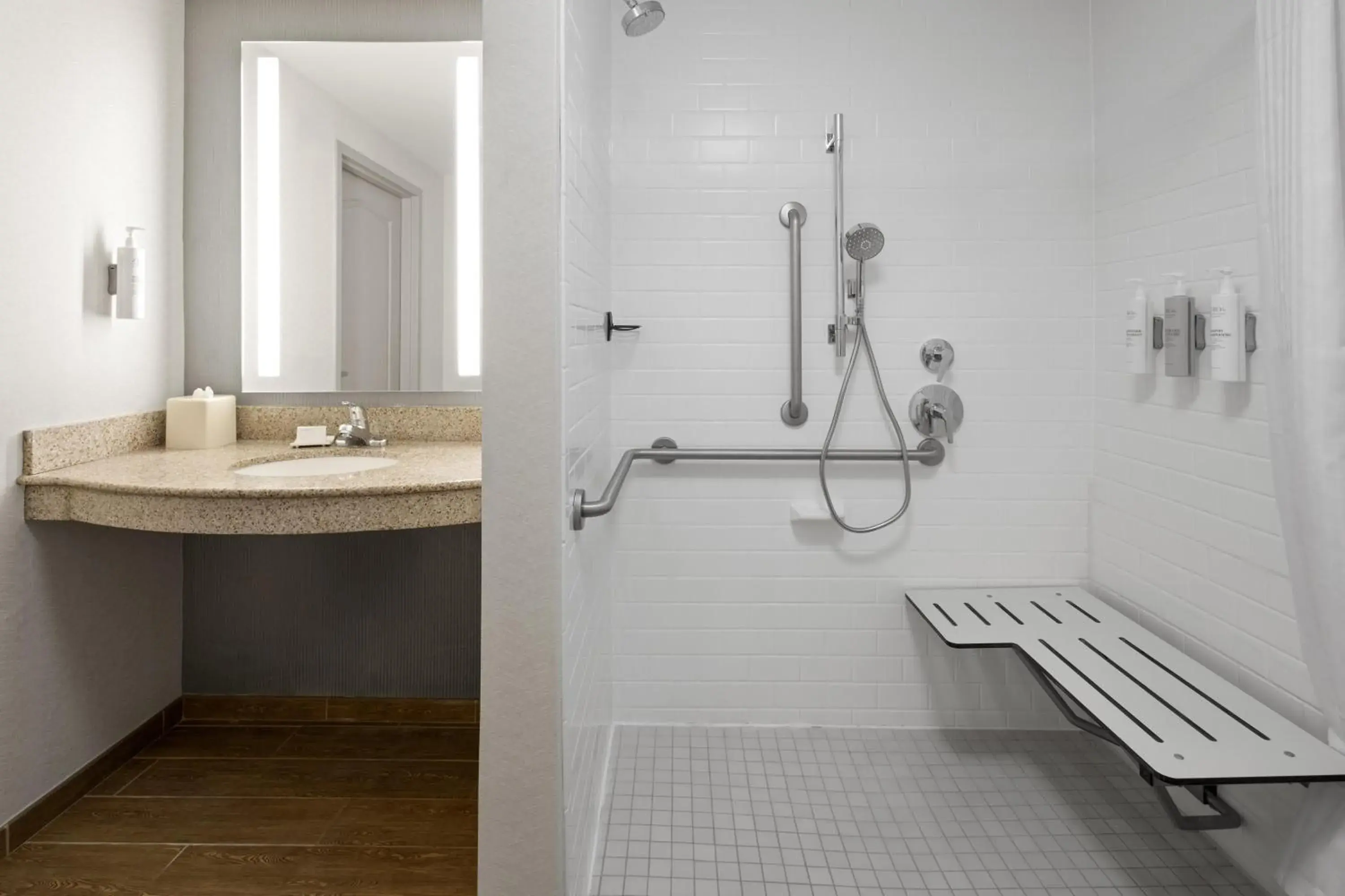 Bathroom in Hilton Garden Inn State College Bathroom in Hilton Garden Inn State College