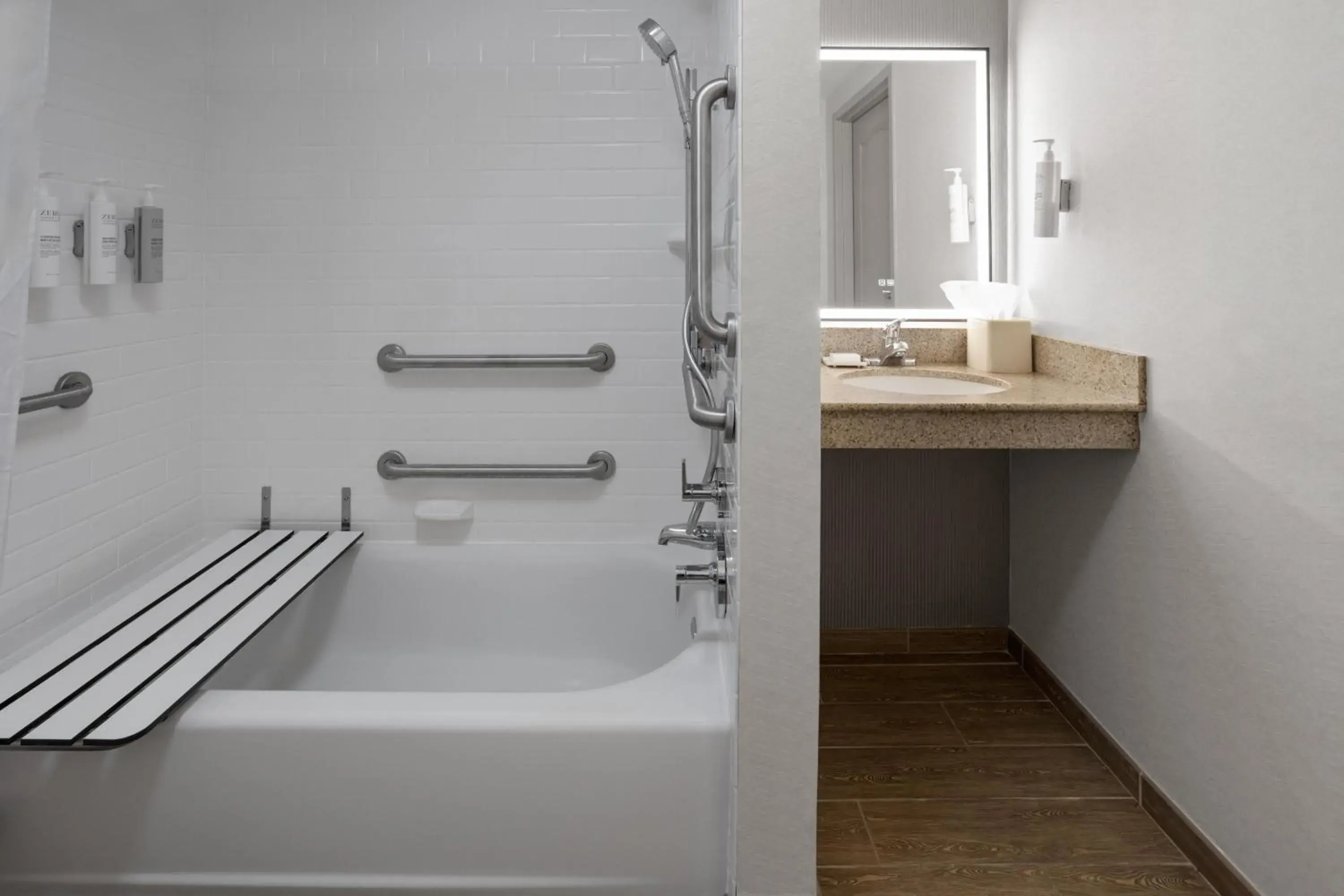 Bathroom in Hilton Garden Inn State College Bathroom in Hilton Garden Inn State College