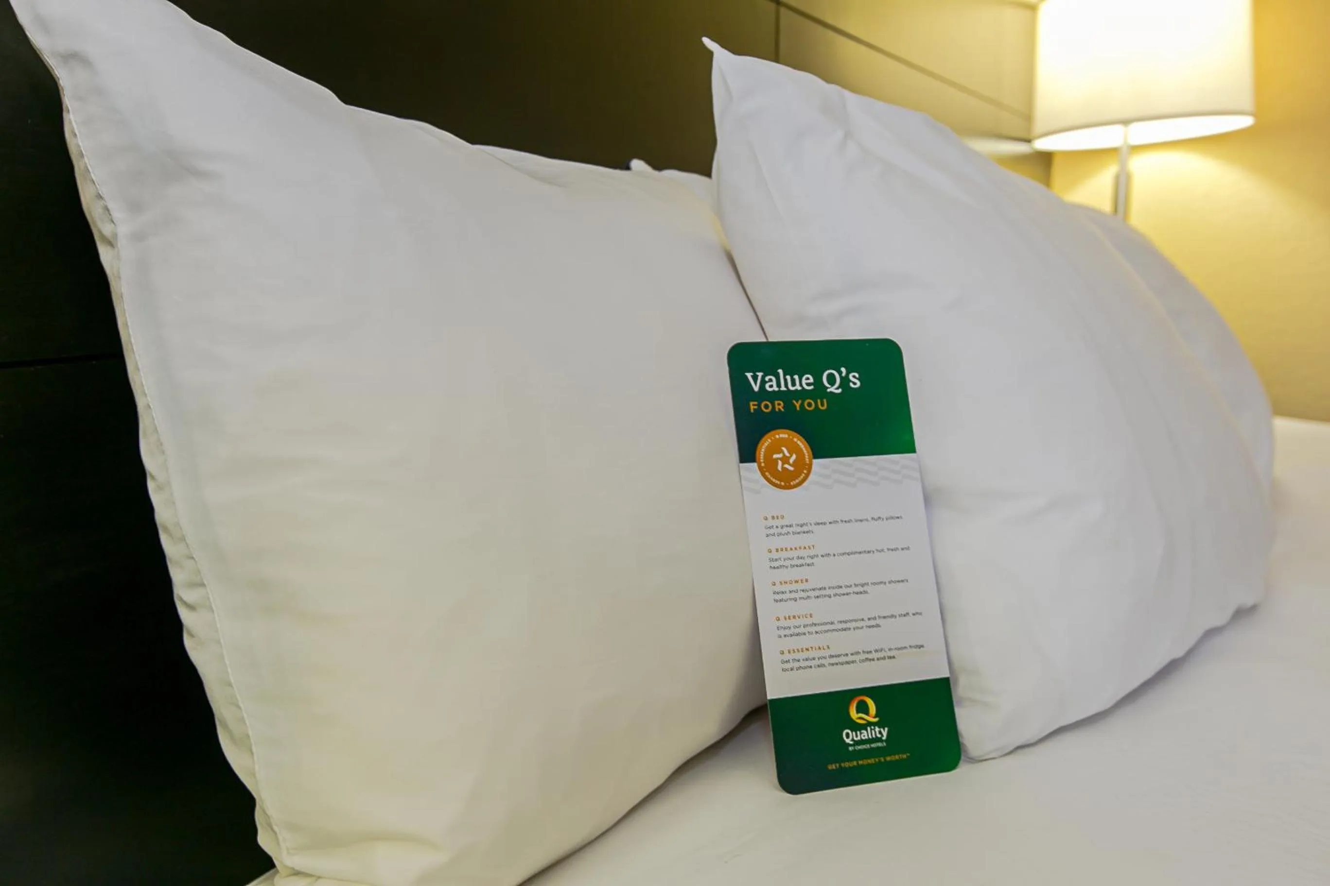 Bed in Quality Inn Dayton Airport