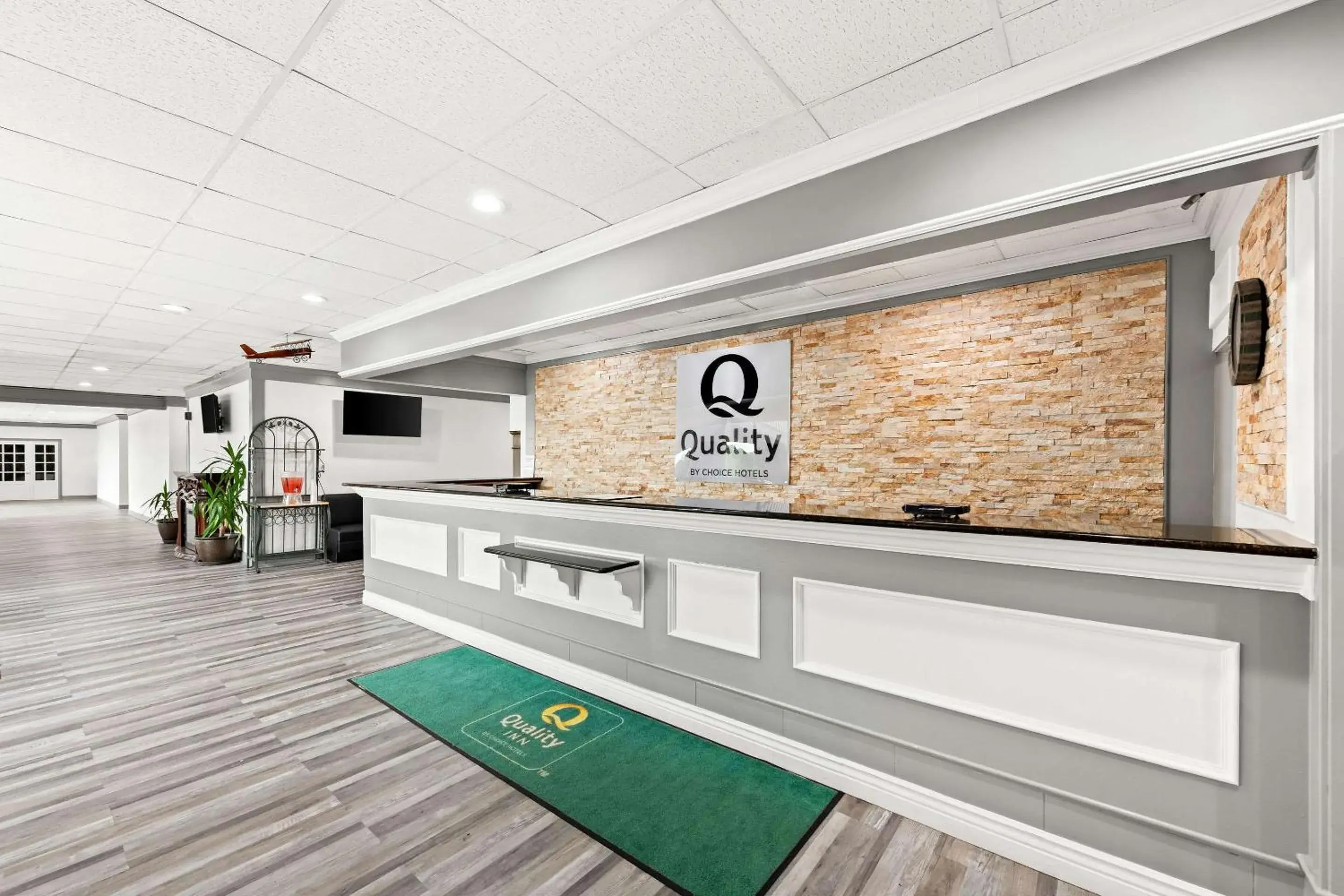 Lobby or reception in Quality Inn Dayton Airport Lobby or reception in Quality Inn Dayton Airport