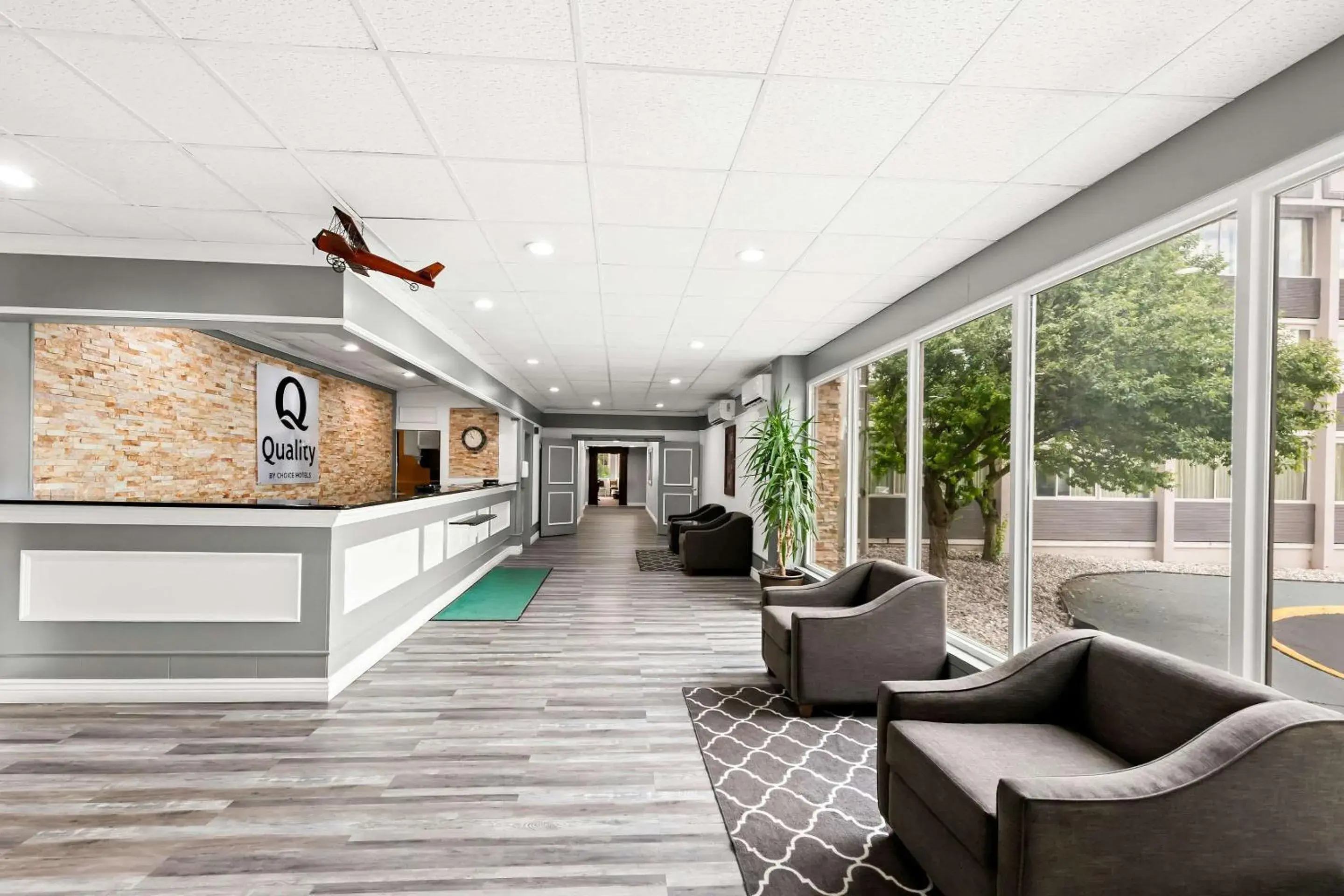 Lobby or reception in Quality Inn Dayton Airport Lobby or reception in Quality Inn Dayton Airport