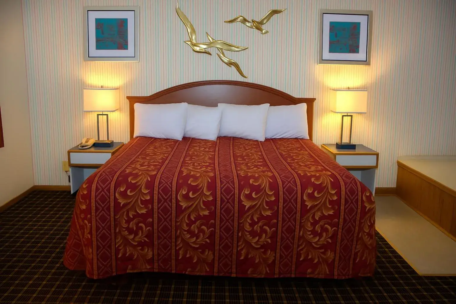 Bed in Ventura Motel Bed in Ventura Motel