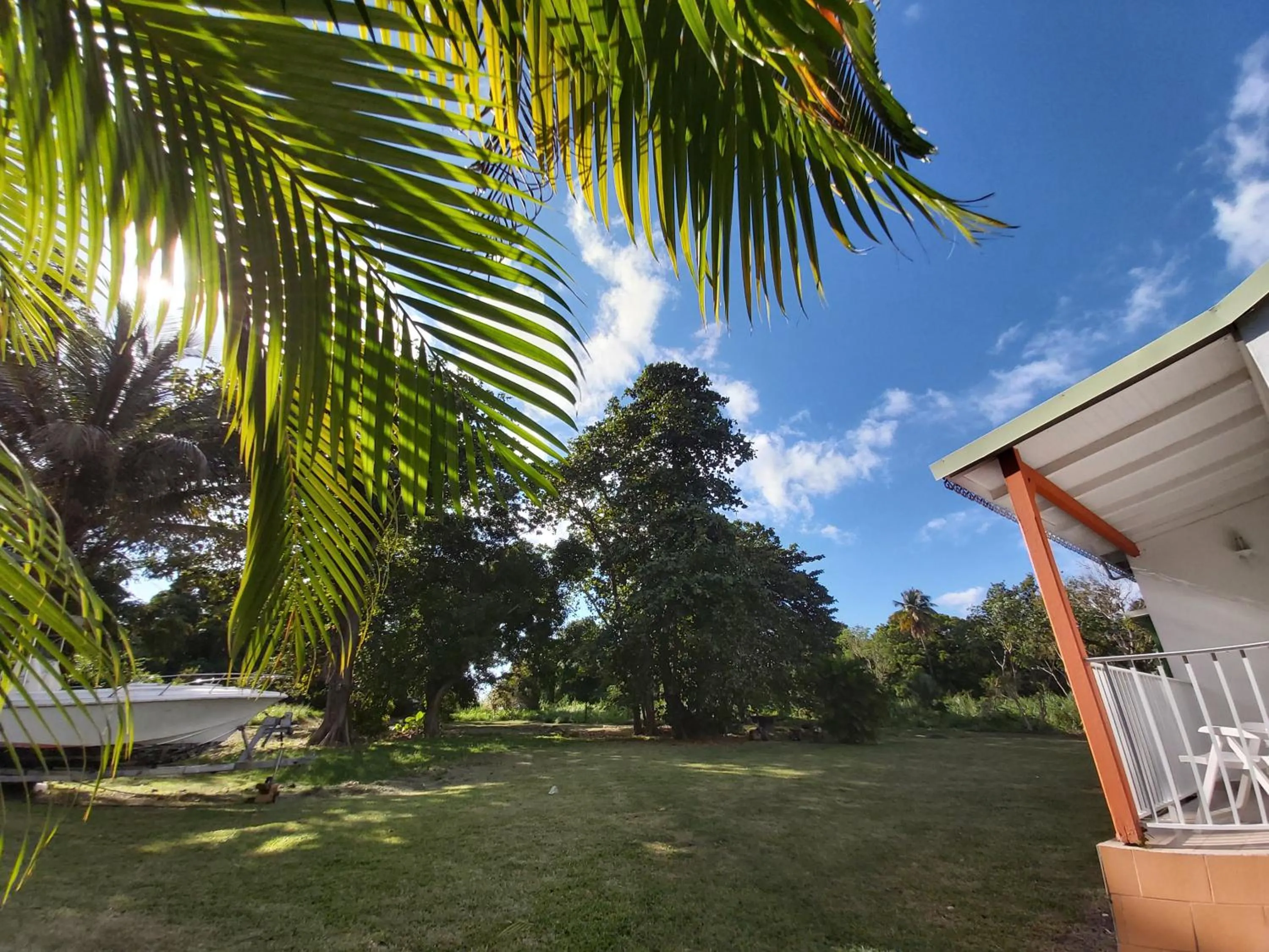 Garden view in Bungalow PAPAYE