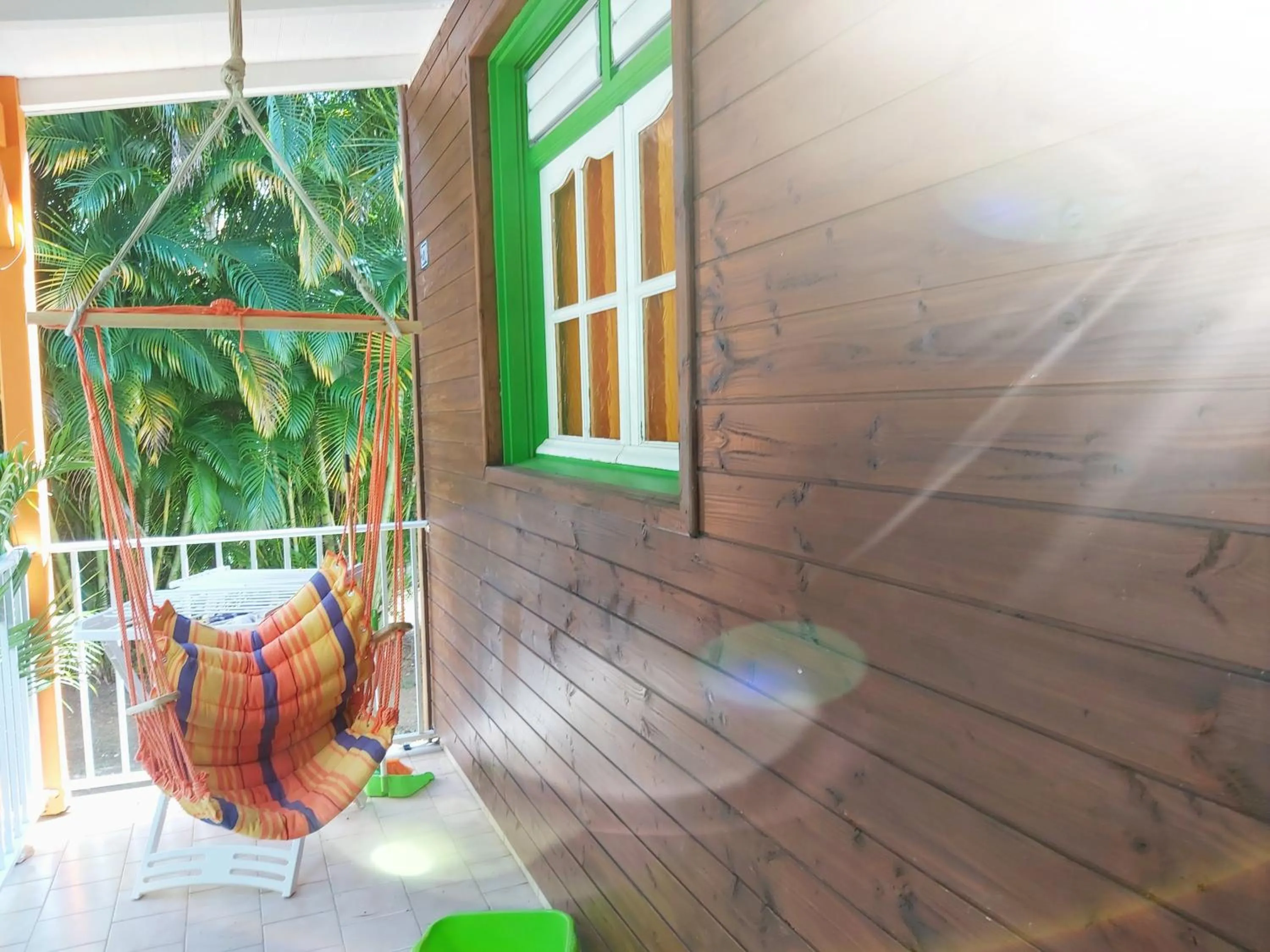 Patio in Bungalow PAPAYE