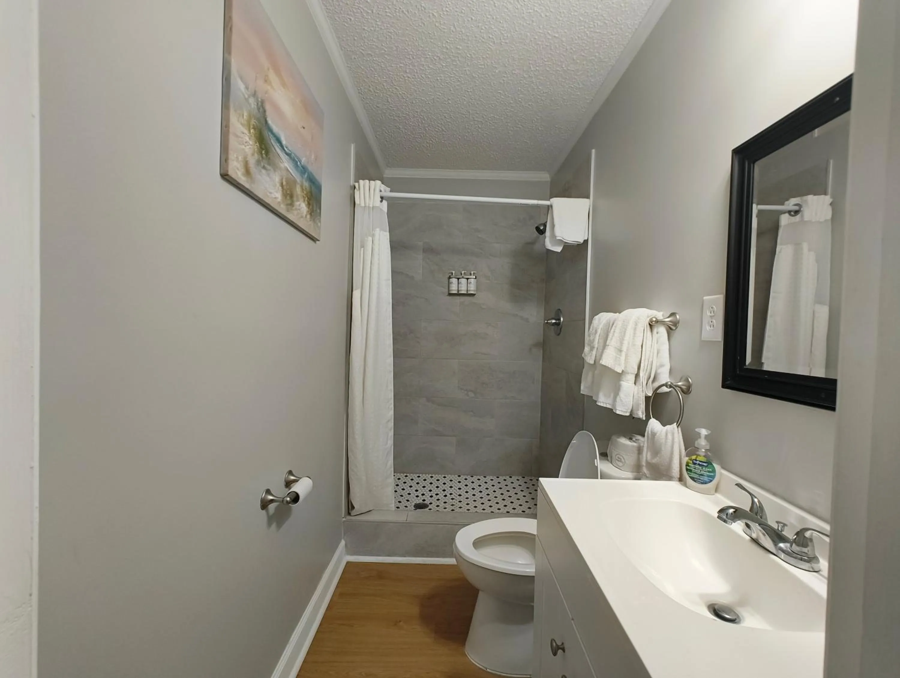 Shower in Sand Dollar Motel