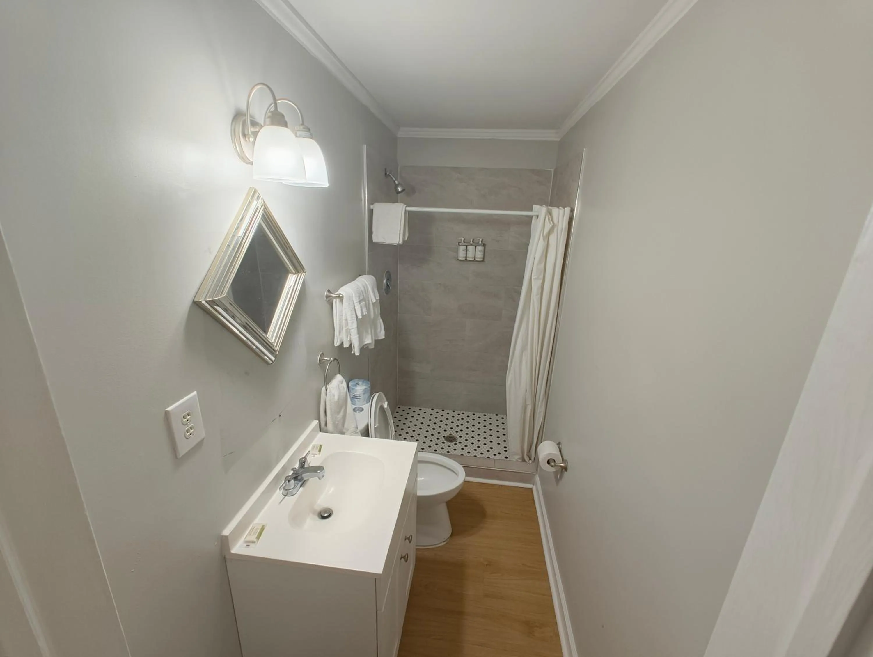 Shower in Sand Dollar Motel