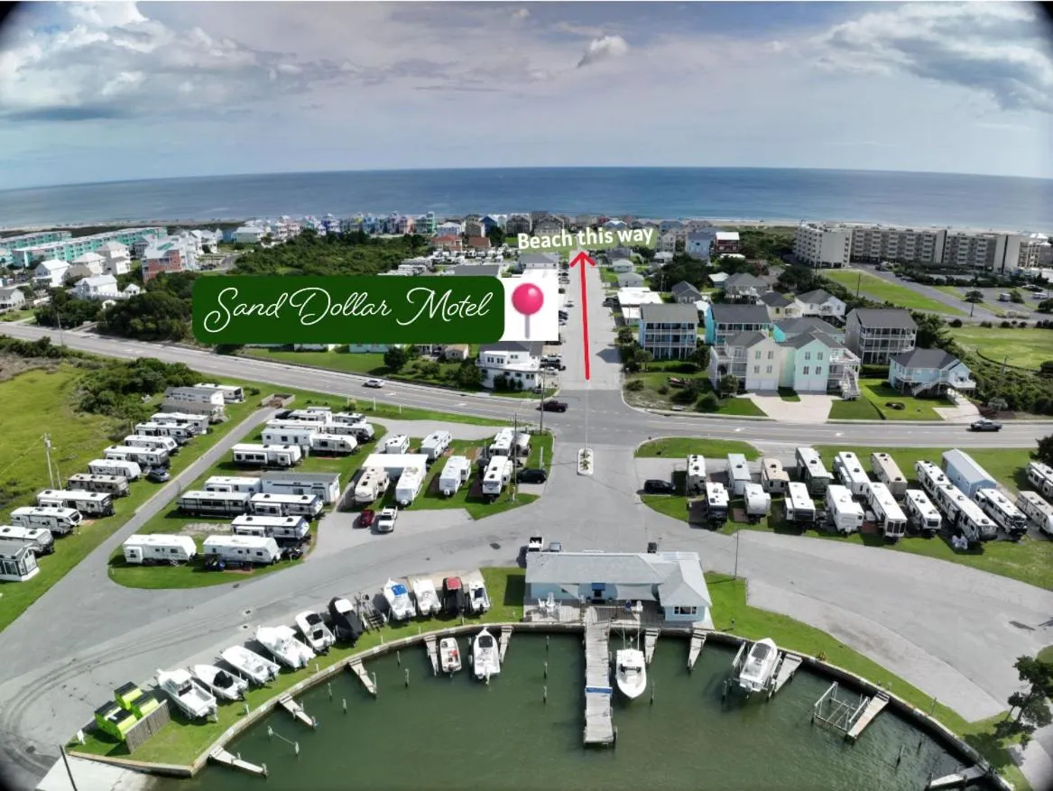 Beach in Sand Dollar Motel