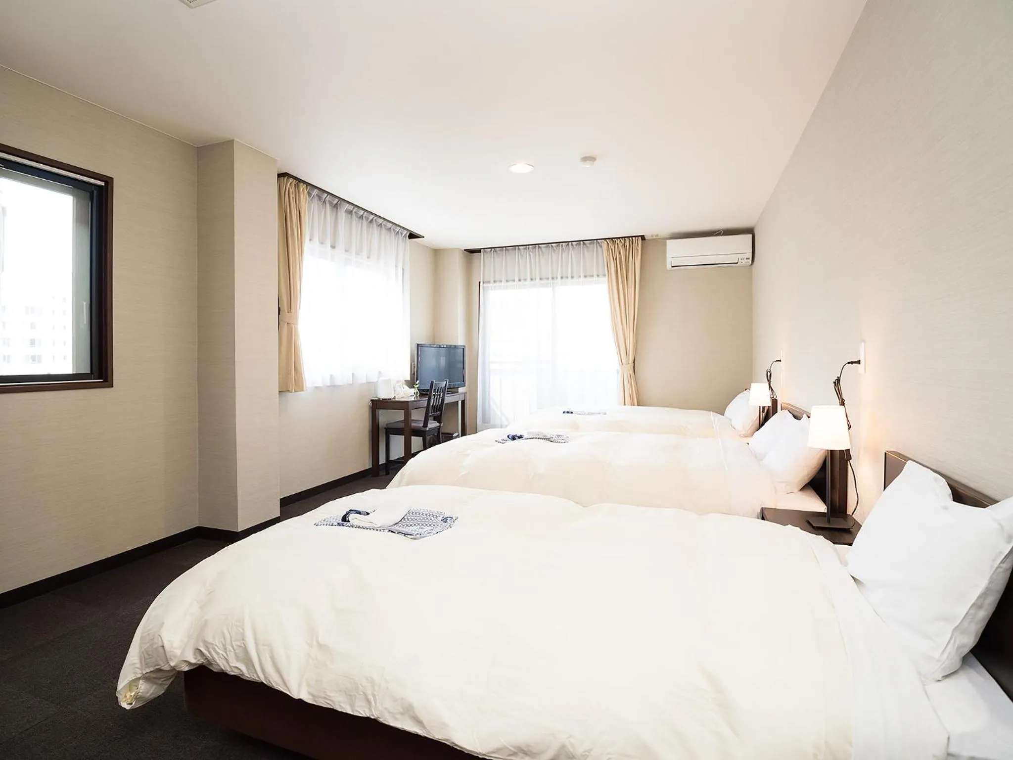 Bedroom, Bed in Kusatsu onsen Futabaya