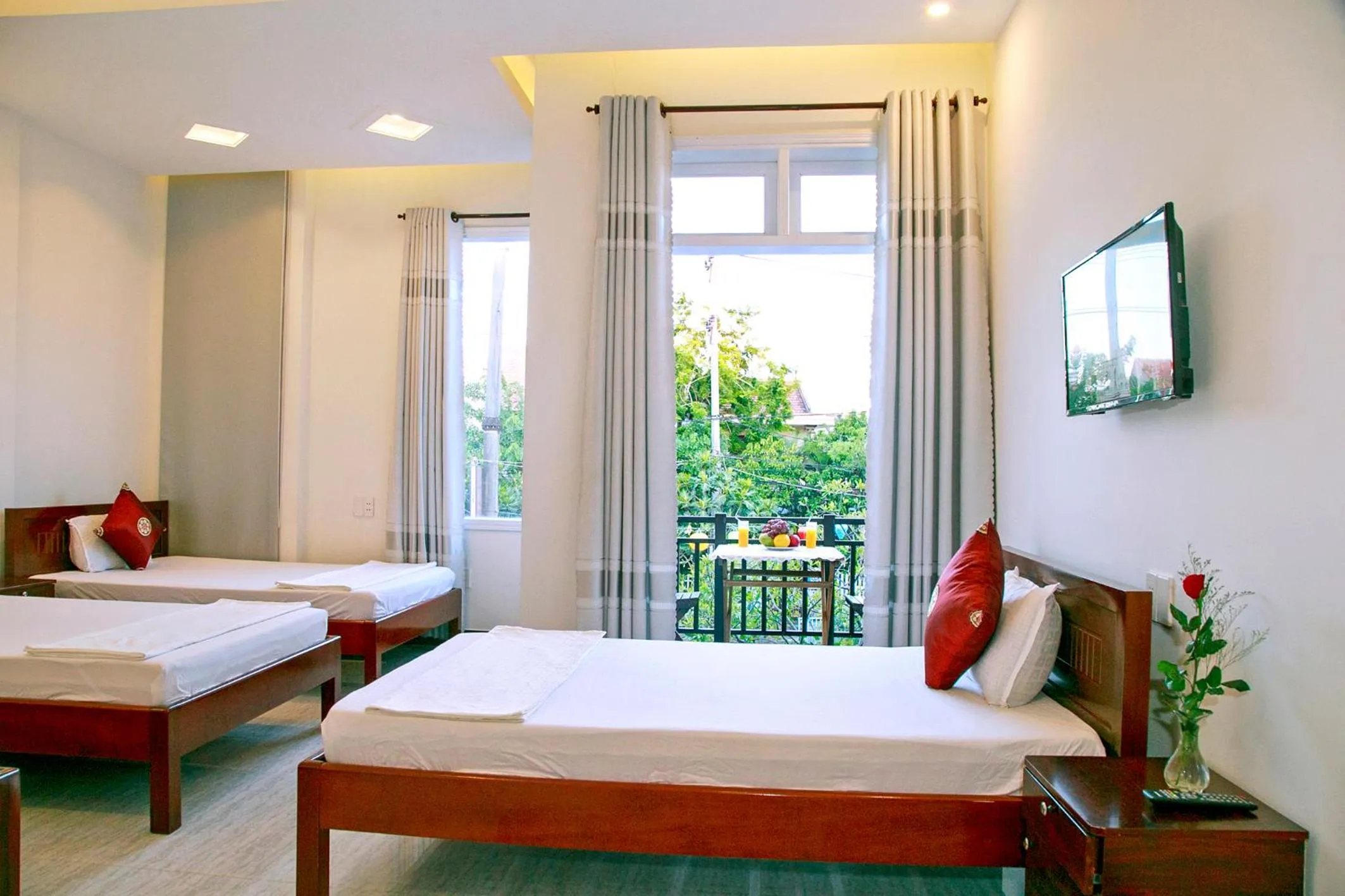 Bed in Basil Homestay