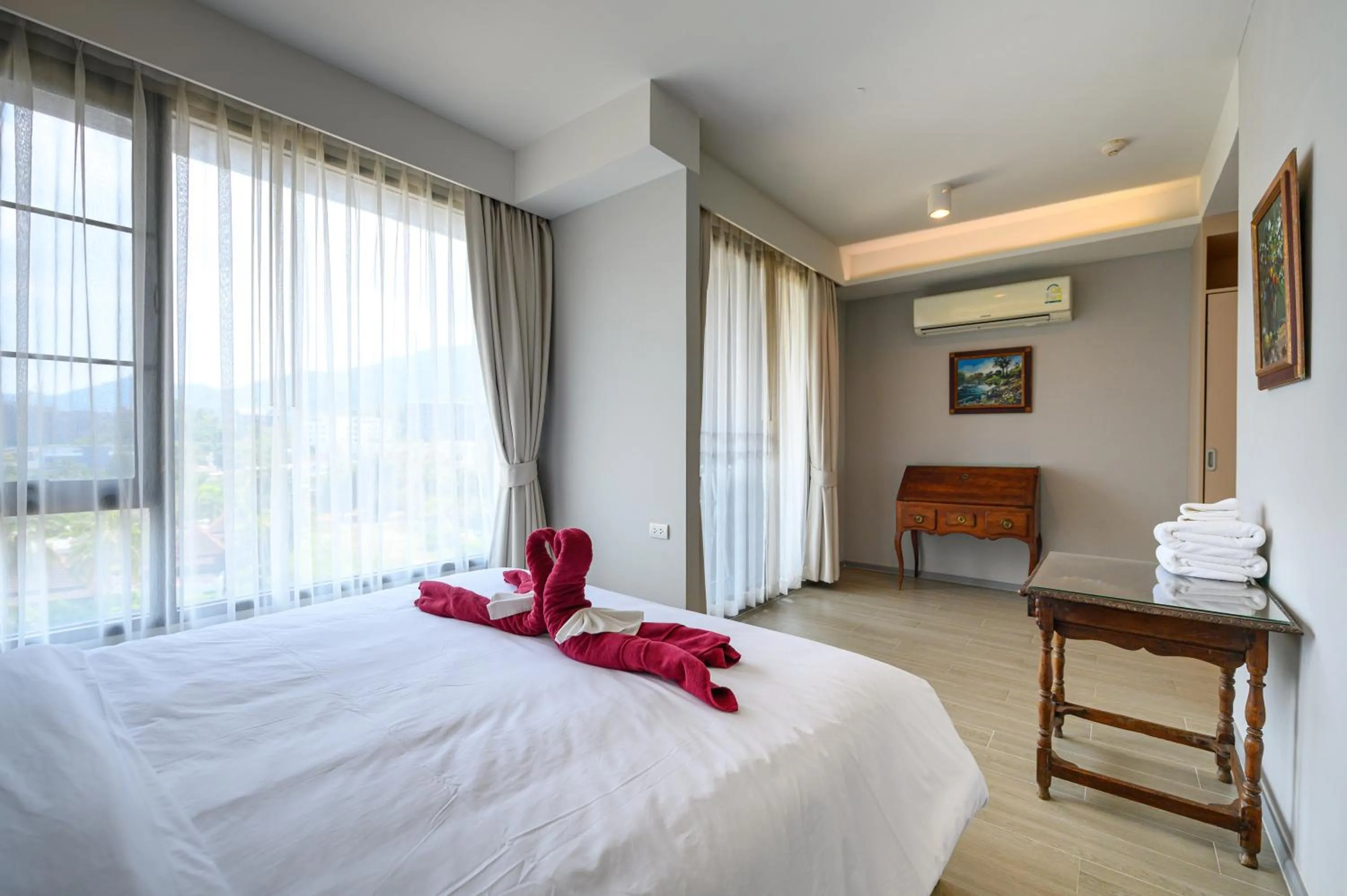 Bedroom, Bed in 6th Avenue Surin Beach - Official Account