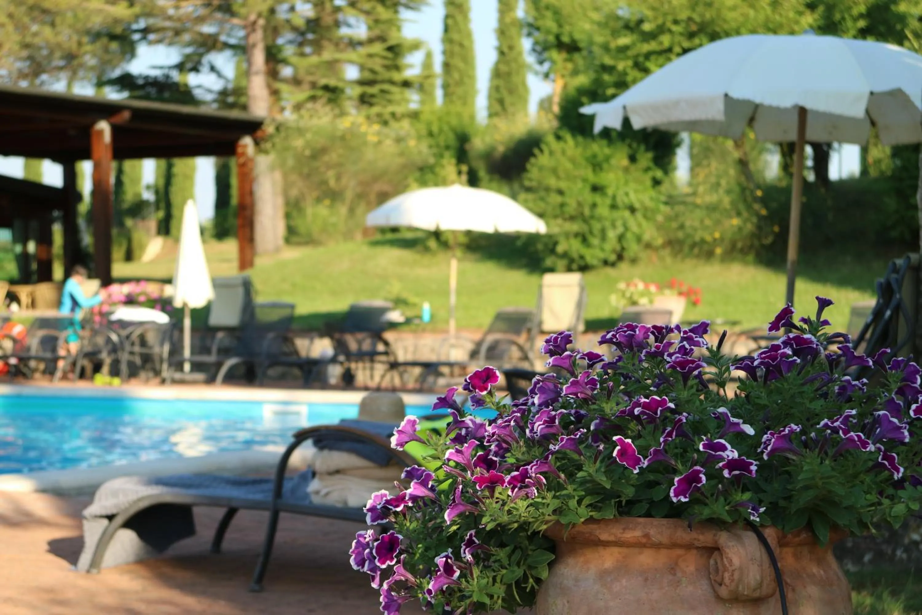 Decorative detail in Agriturismo La Sovana