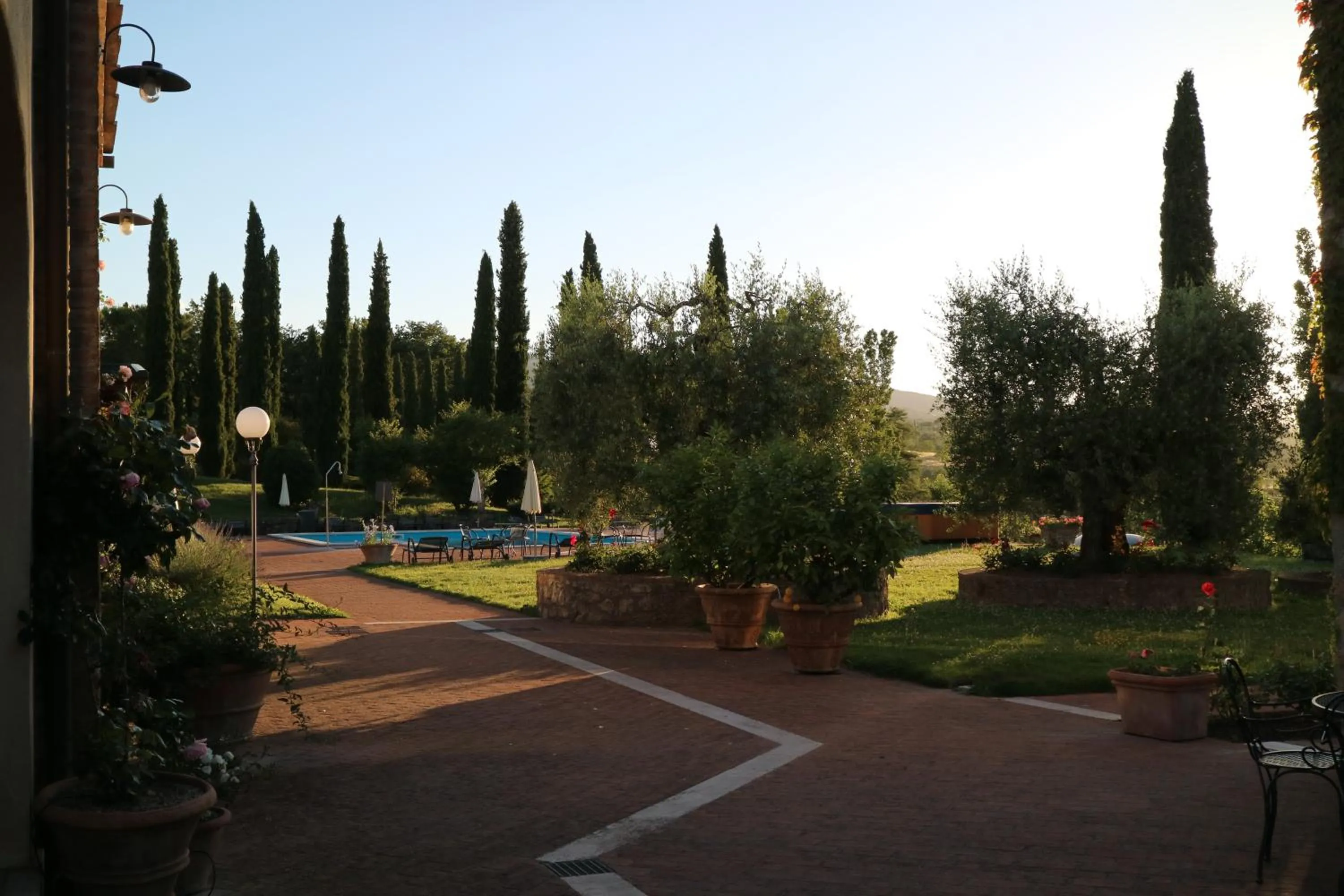 Garden in Agriturismo La Sovana