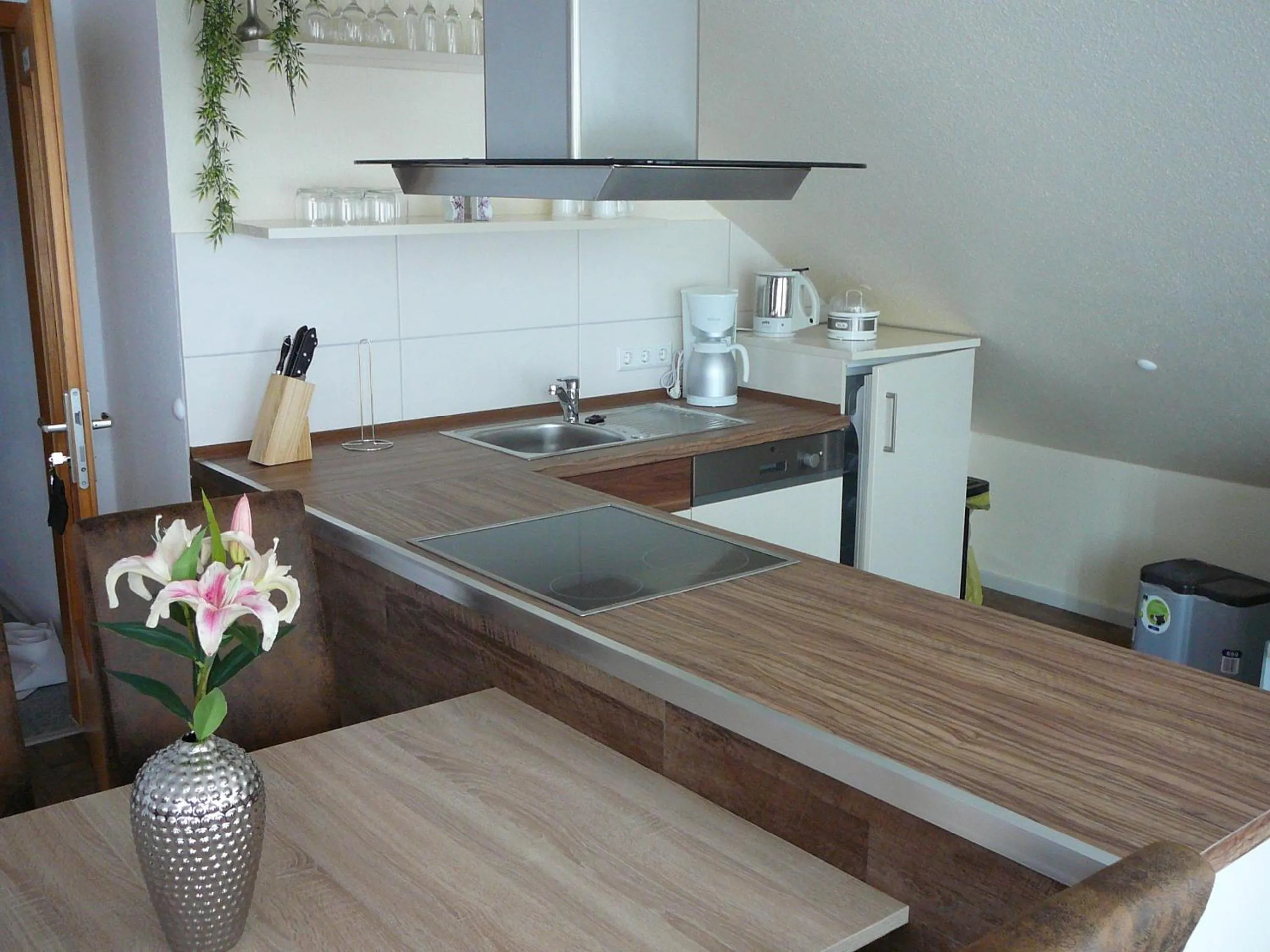 Kitchen or kitchenette in Haus Drei Tannen