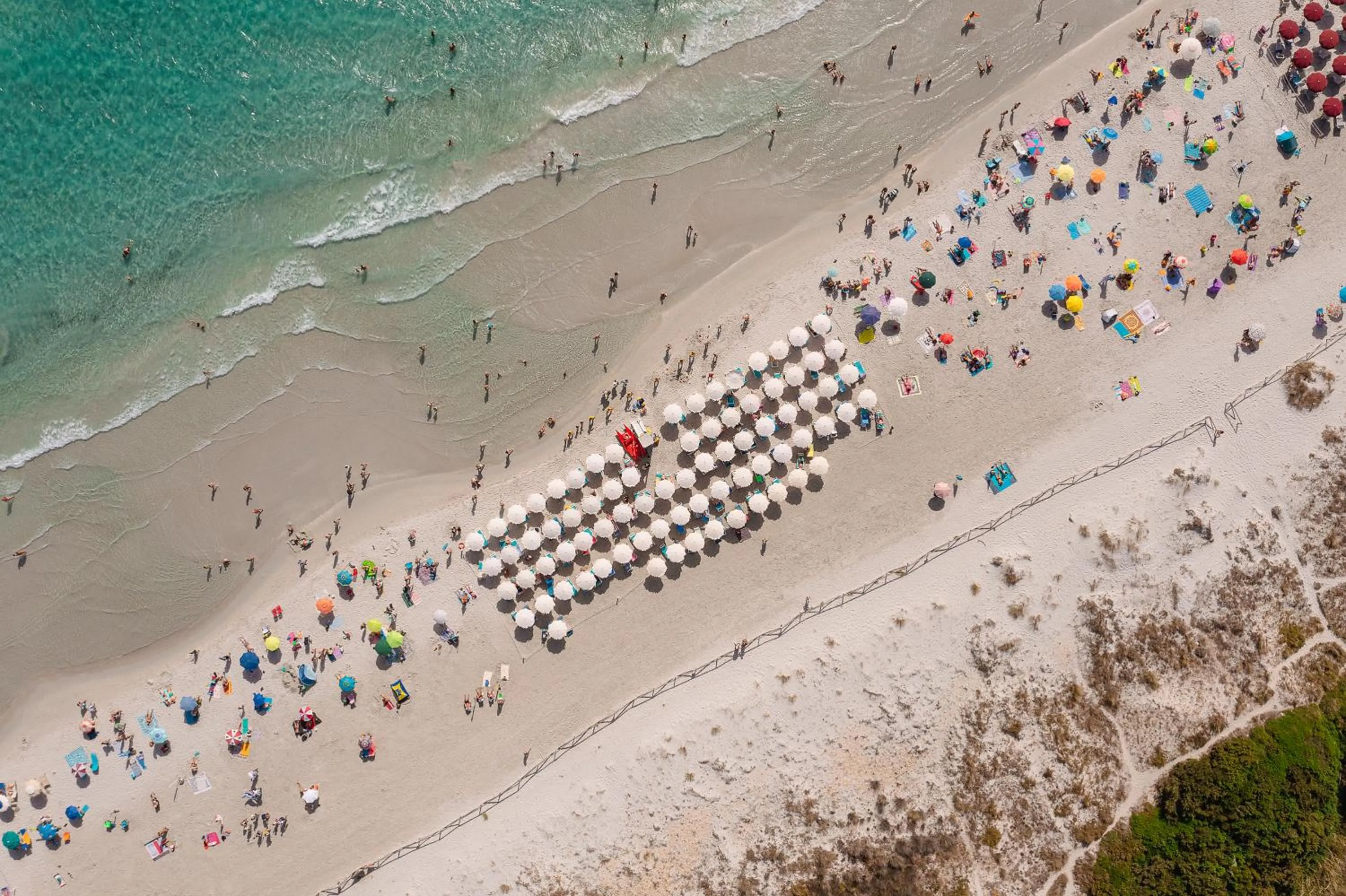 Beach, Bird's-eye View in Amareclub Le Rose