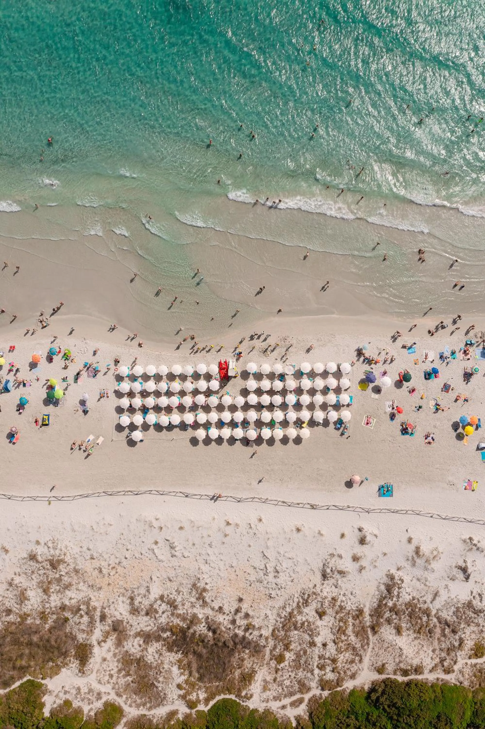 Bird's eye view, Beach in Amareclub Le Rose