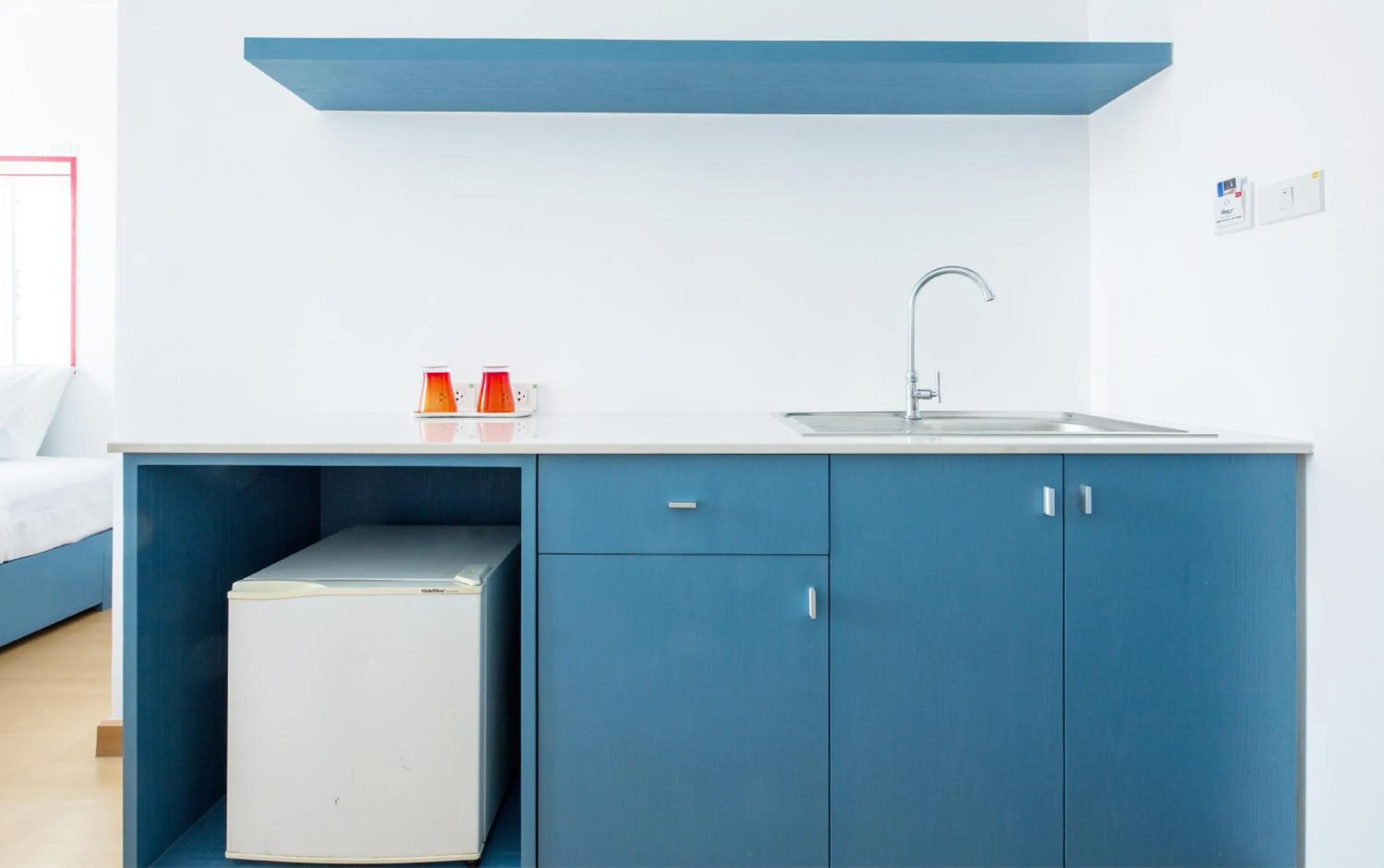 Kitchen or kitchenette in 128 room and massage