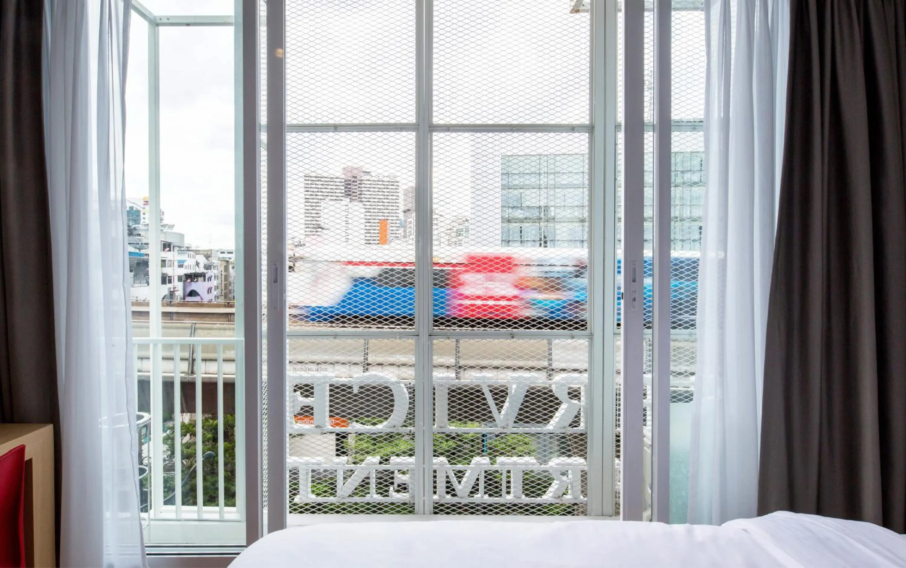 Balcony/Terrace, Bed in 128 room and massage