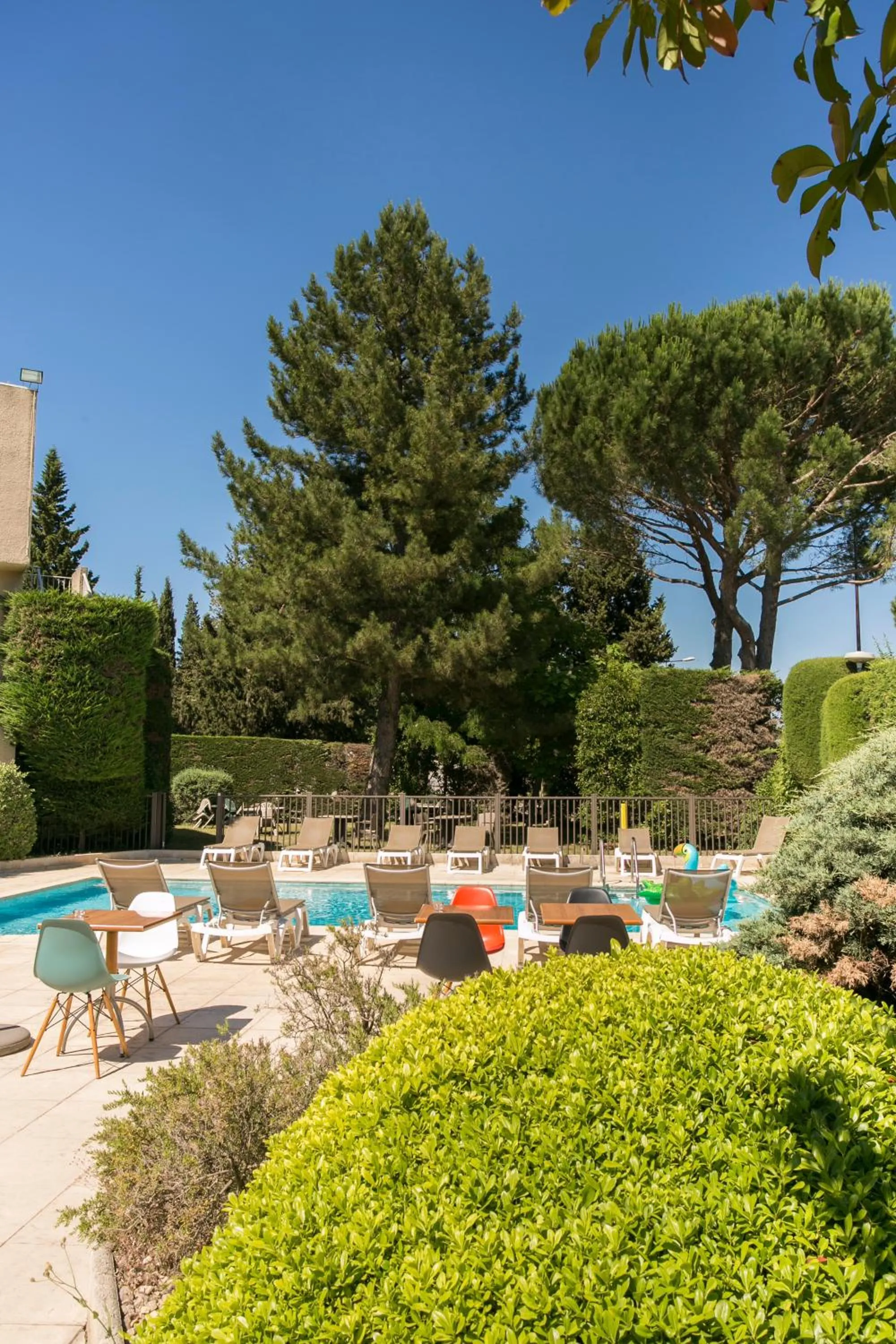 Patio in ibis Avignon Sud